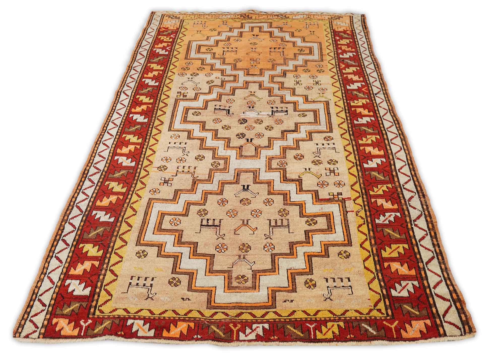 Antiker Kazak | 226 cm x 126 cm | Nr. Z-352