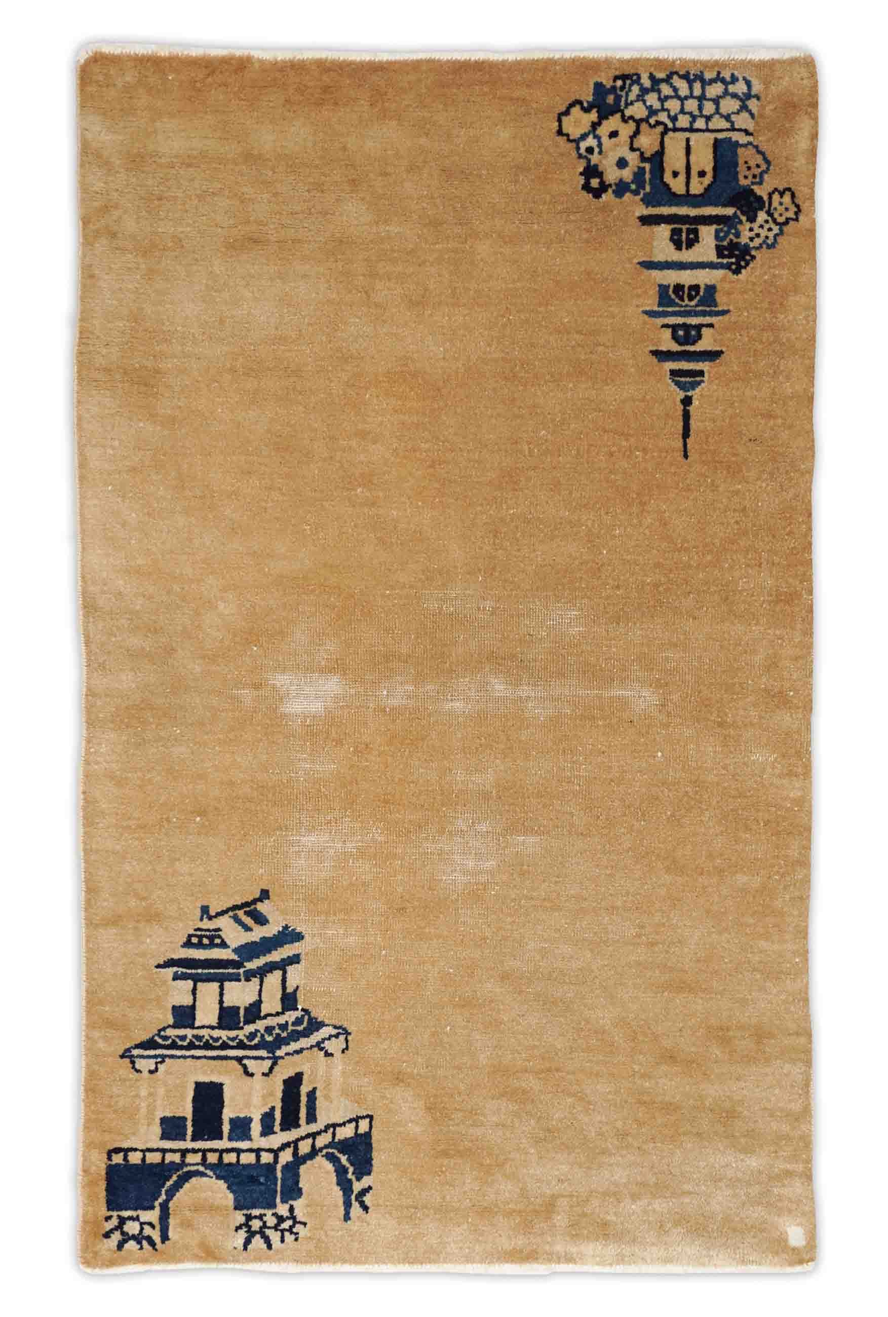 Antiker China Teppich | 145 cm x 91 cm | Nr. Z-591