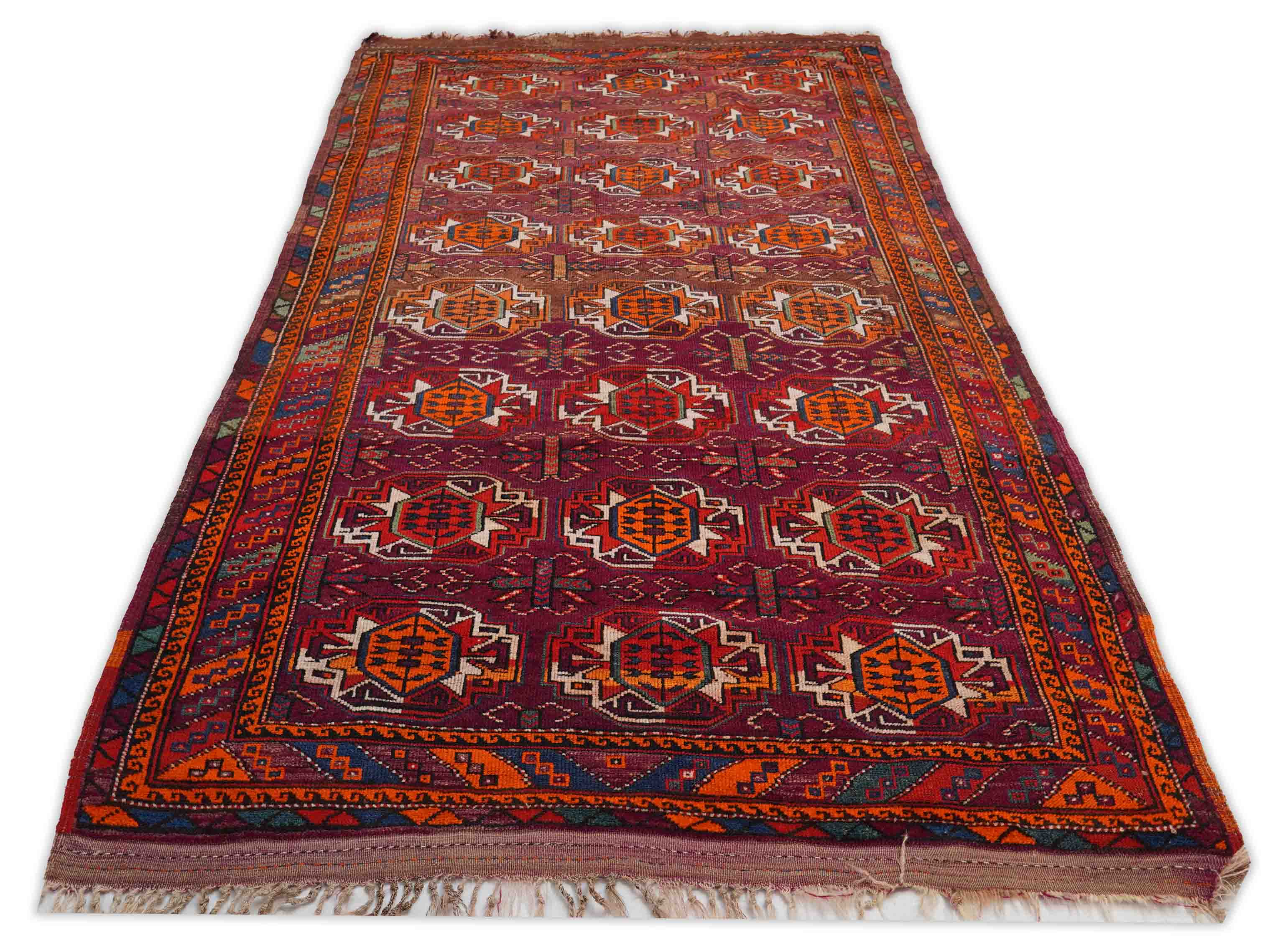 Antiker Türkischer Orientteppich | 235 cm x 127 cm | Nr. Z-677