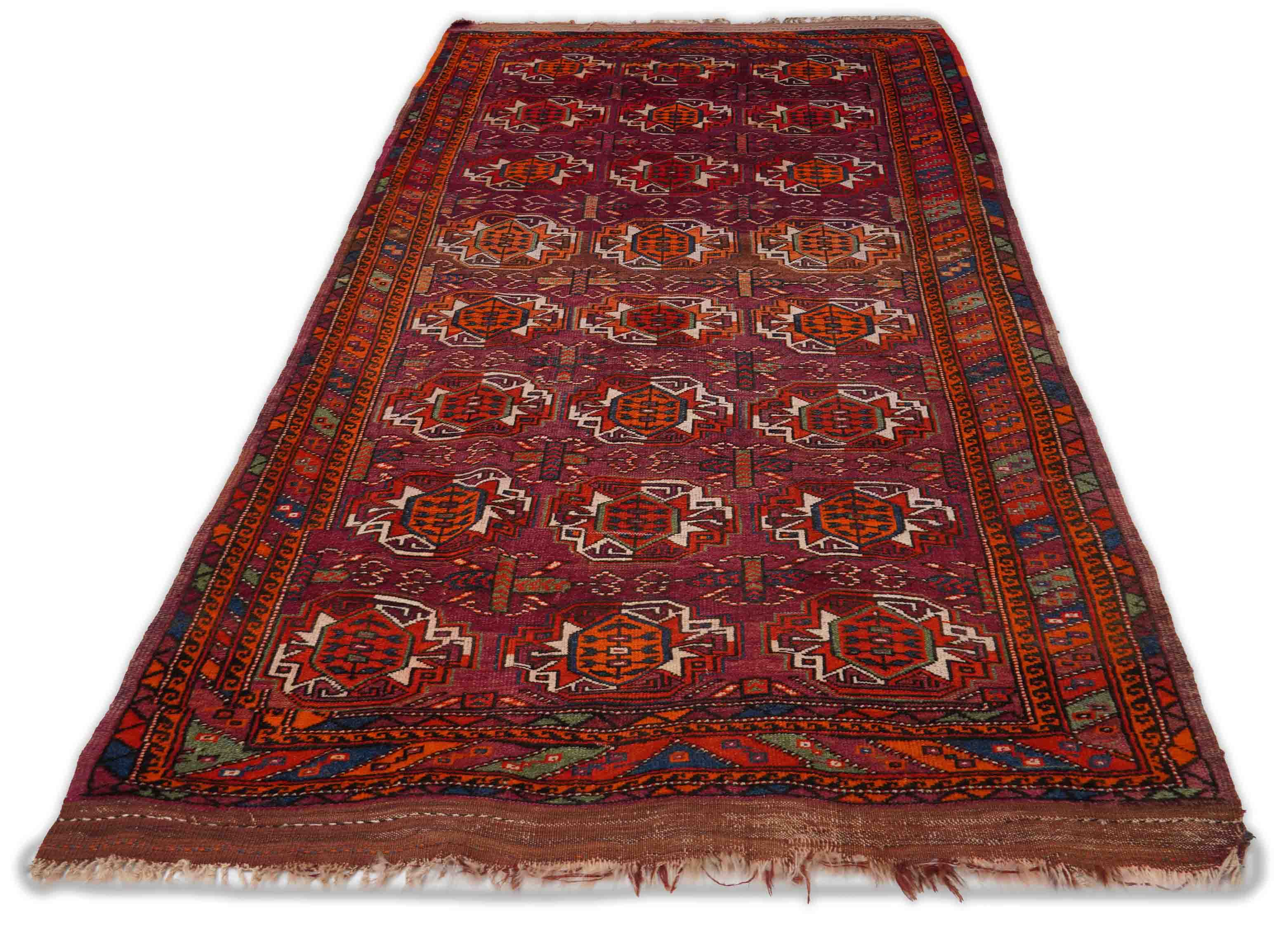 Antiker Türkischer Orientteppich | 235 cm x 127 cm | Nr. Z-677