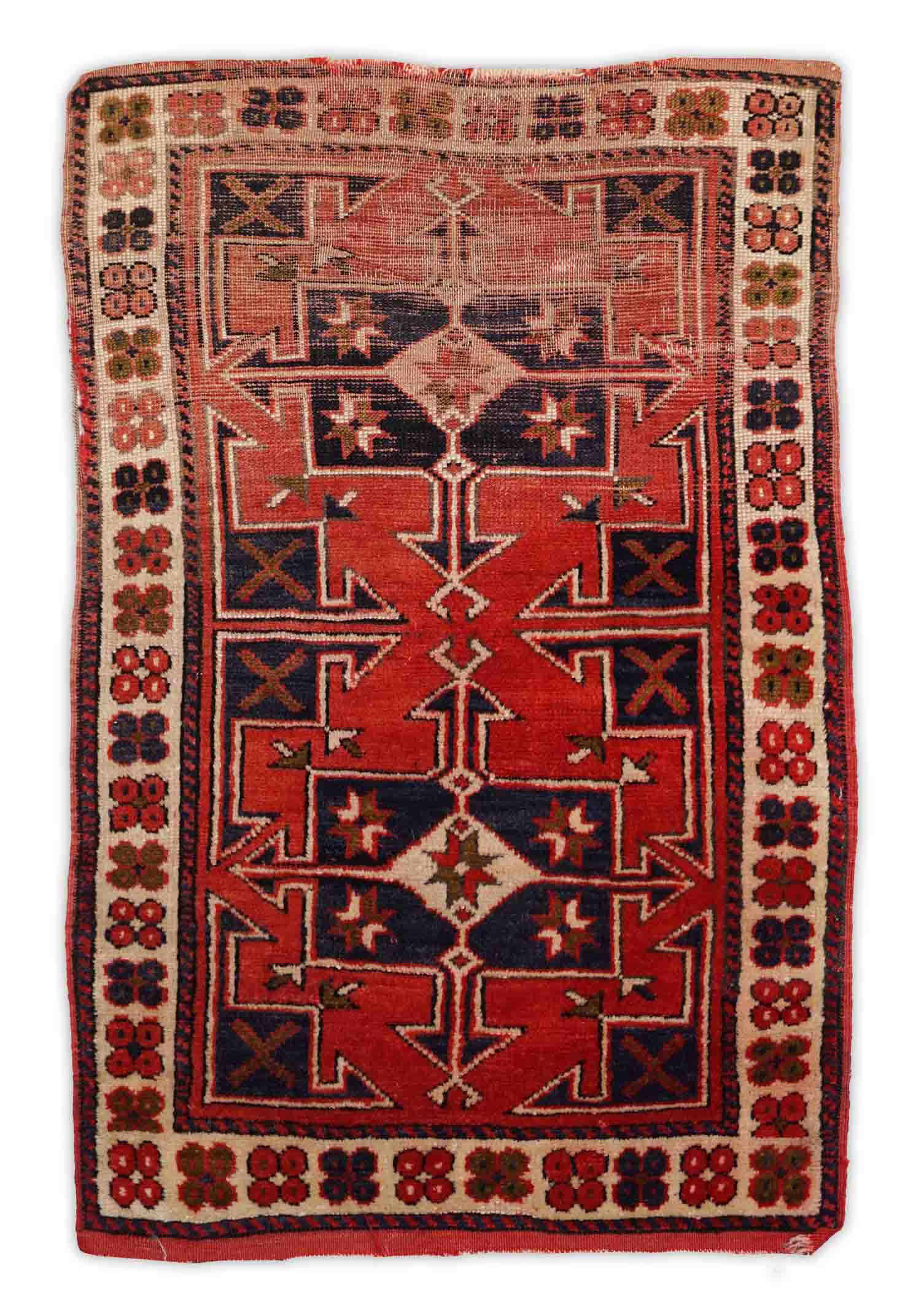 Antiker Kazak | 123 cm x 82 cm | Nr. Z-711