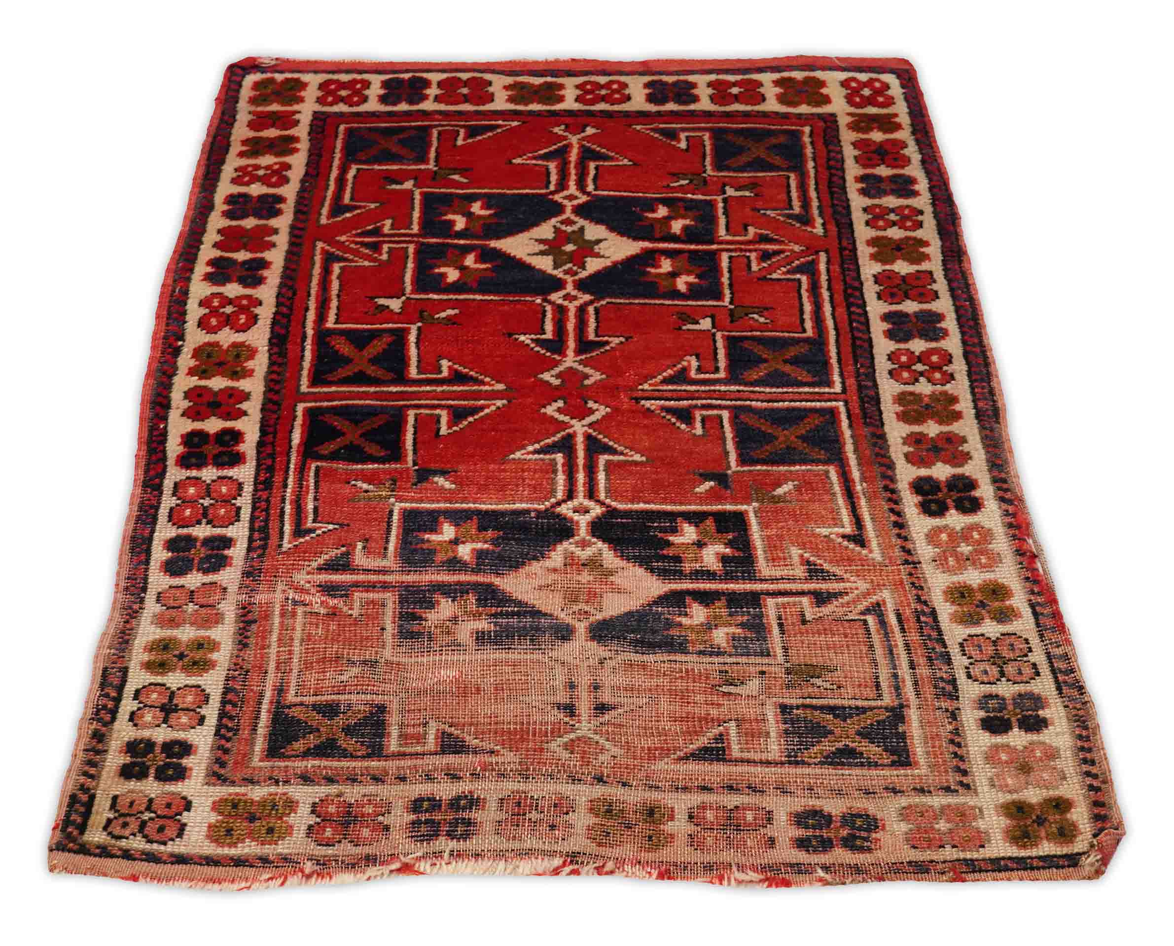 Antiker Kazak | 123 cm x 82 cm | Nr. Z-711