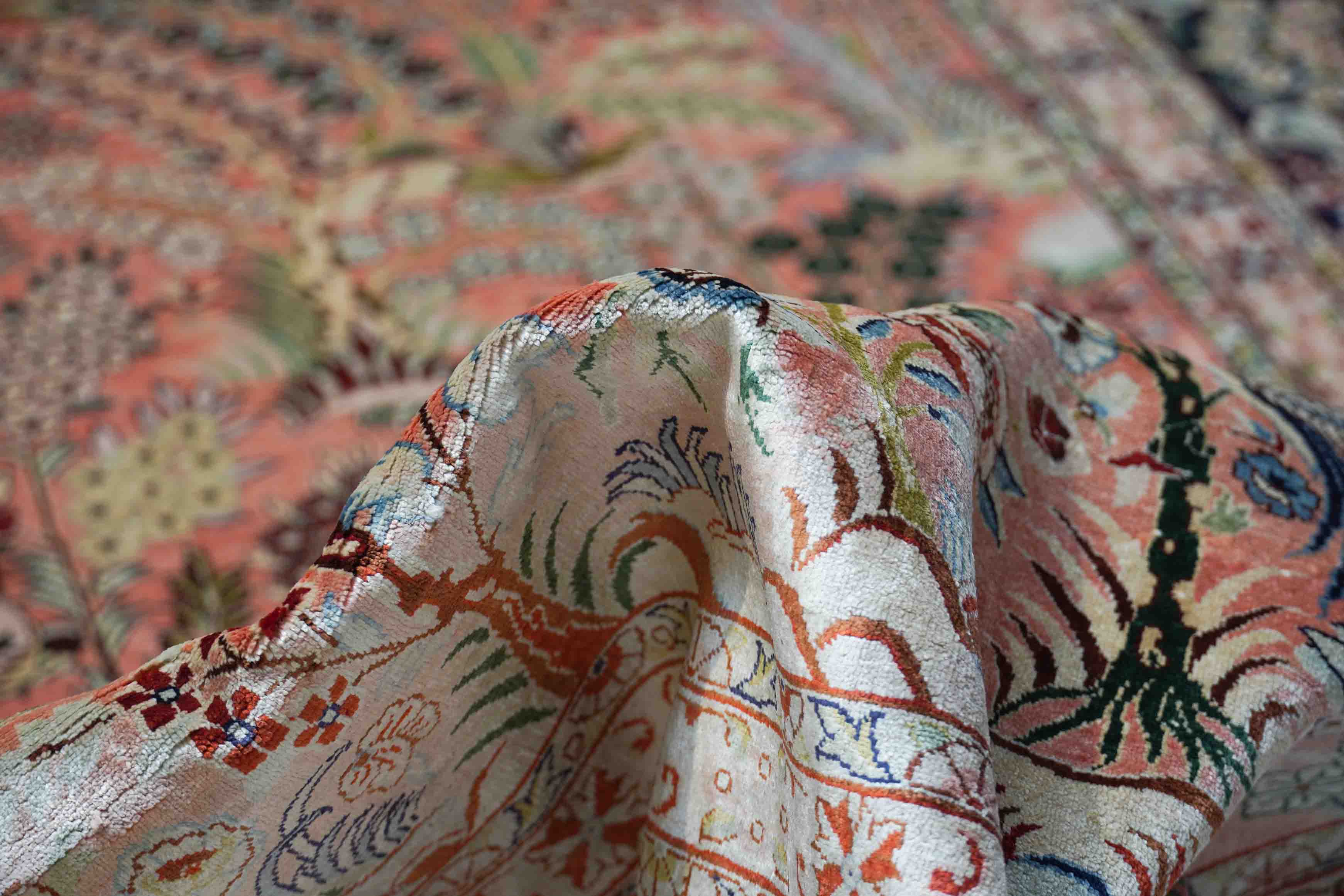 Chinesischer Hereke aus reiner Seide | 184 cm x 124 cm | Nr. Z-756