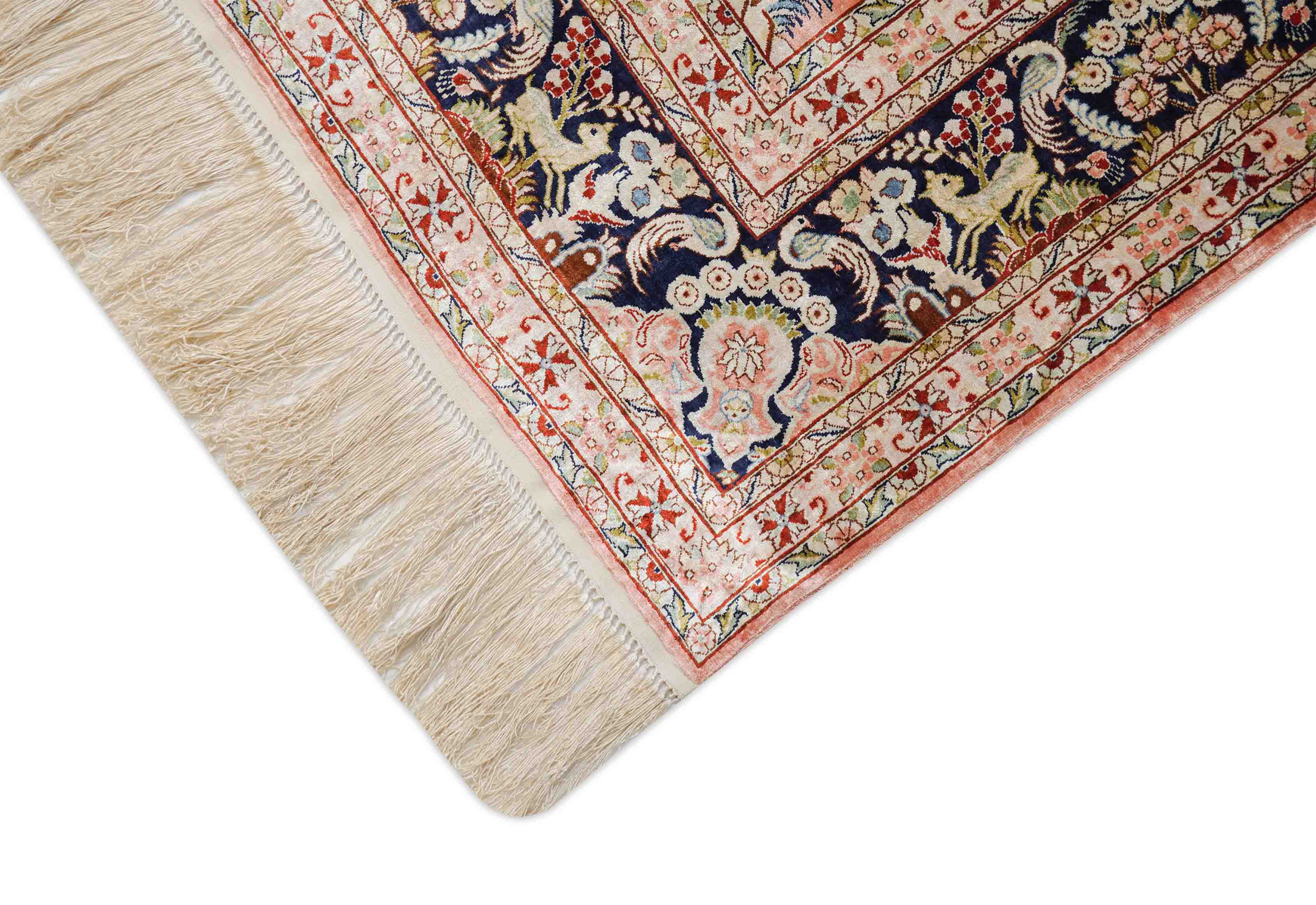 Chinesischer Hereke aus reiner Seide | 184 cm x 124 cm | Nr. Z-756