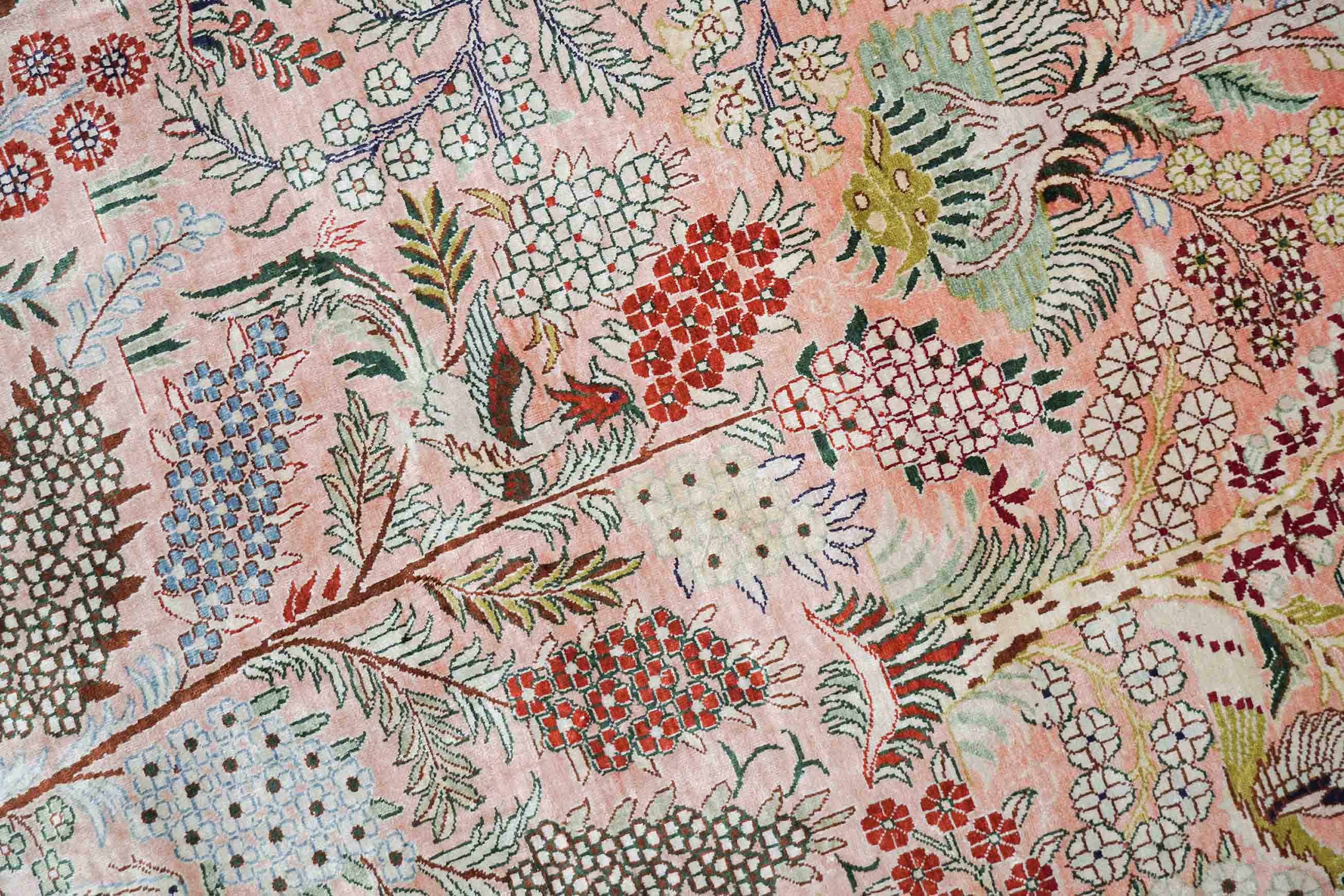 Chinesischer Hereke aus reiner Seide | 184 cm x 124 cm | Nr. Z-756