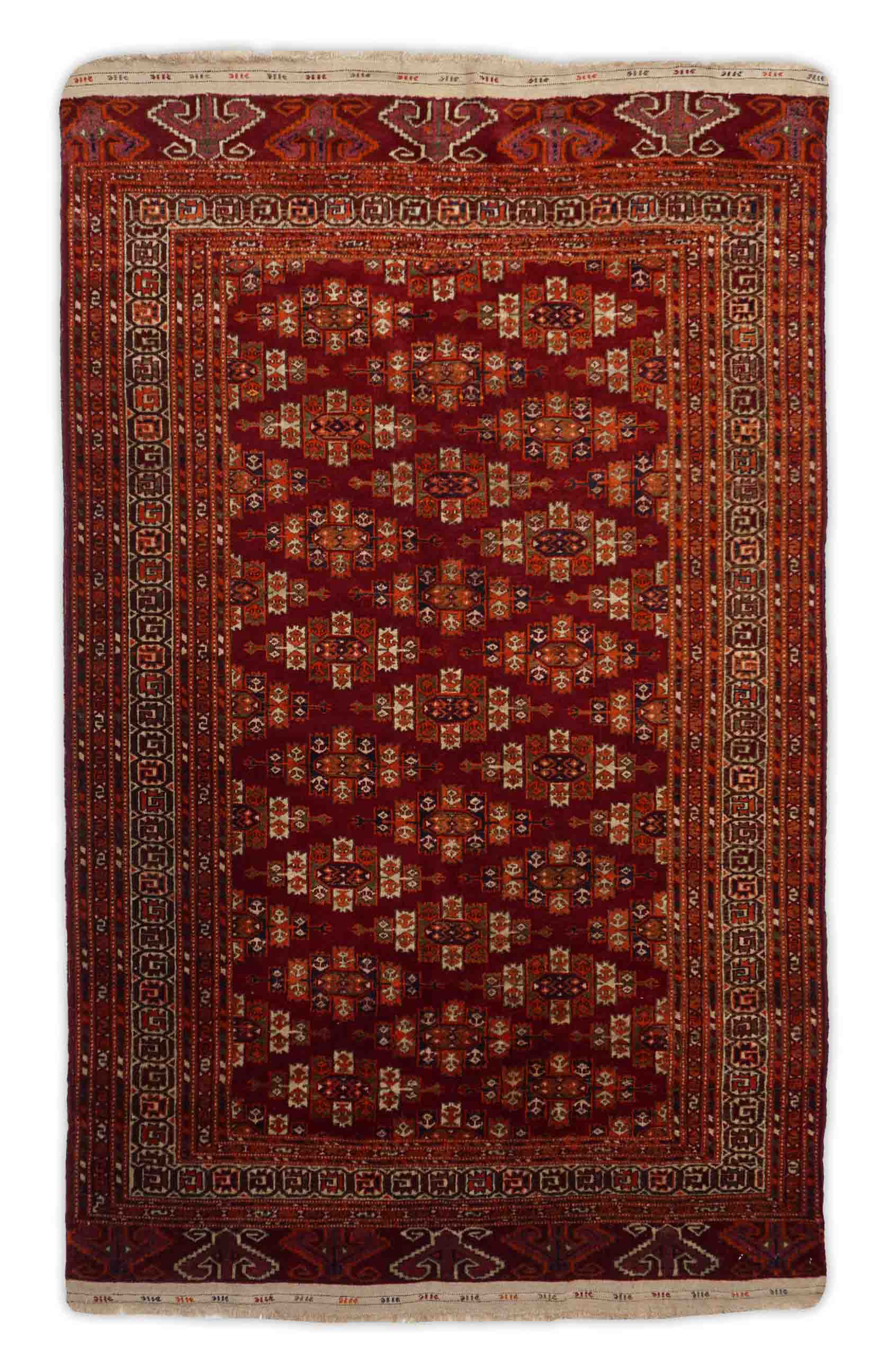 Alter Turkmenischer Teppich | 210 cm x 129 cm | Nr. Z-763