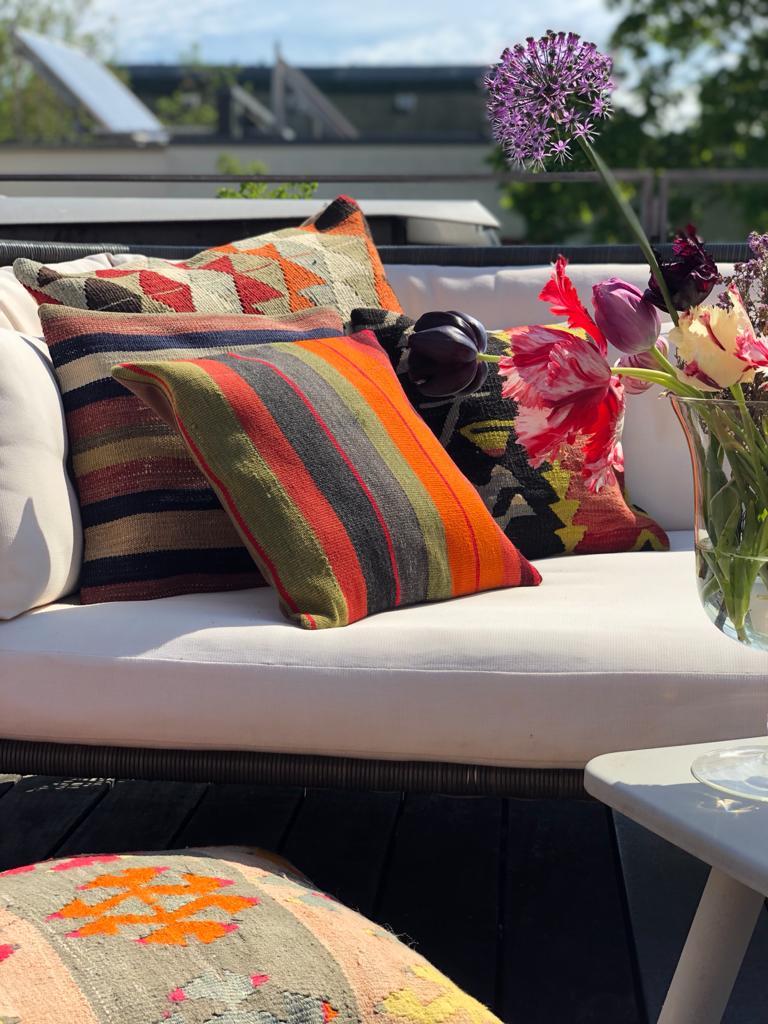 Kelim Kissen | 40 cm x 40 cm | Nr. K1198