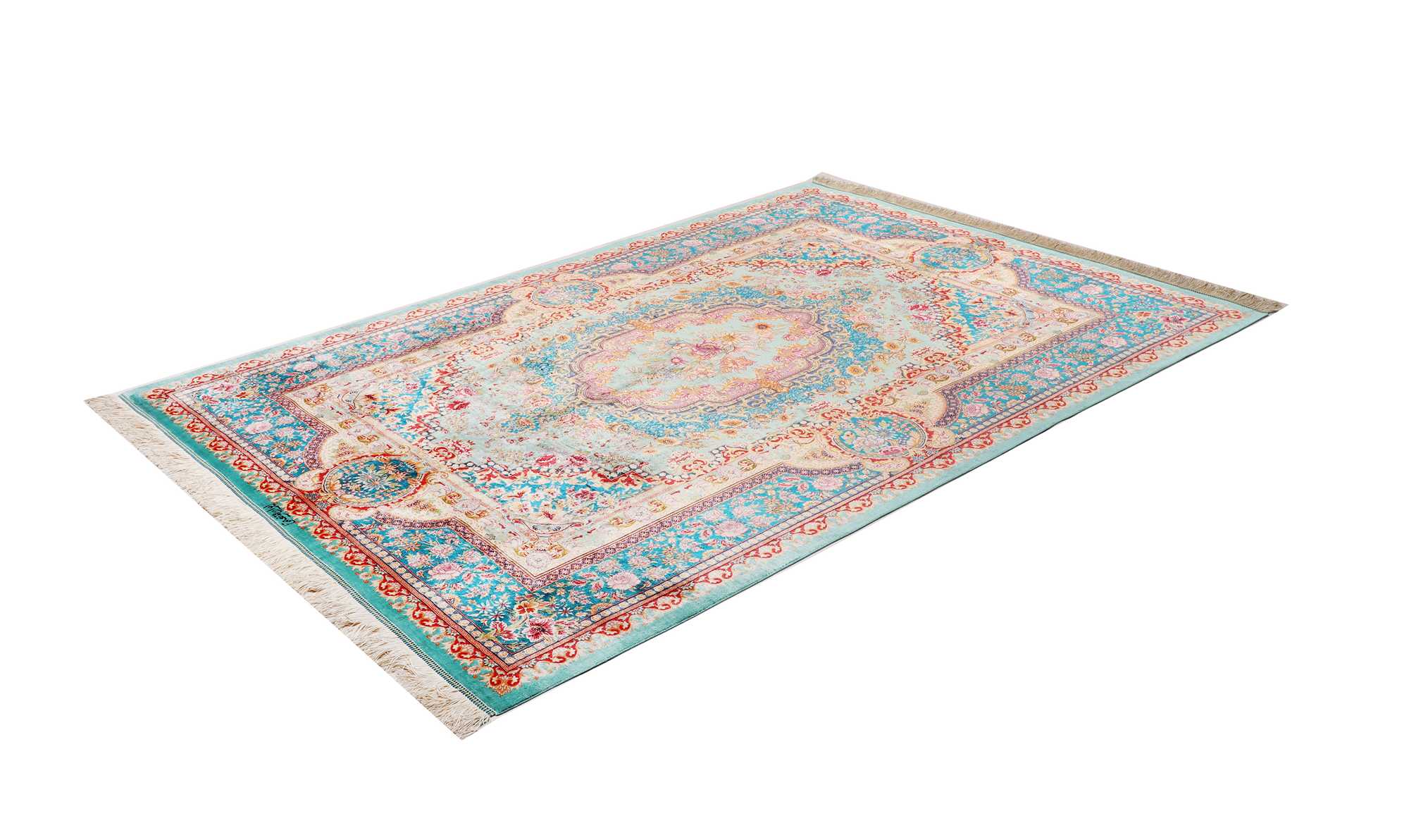 Ghom aus reiner Seide | 233 cm x 159 cm | Nr. 12-279637