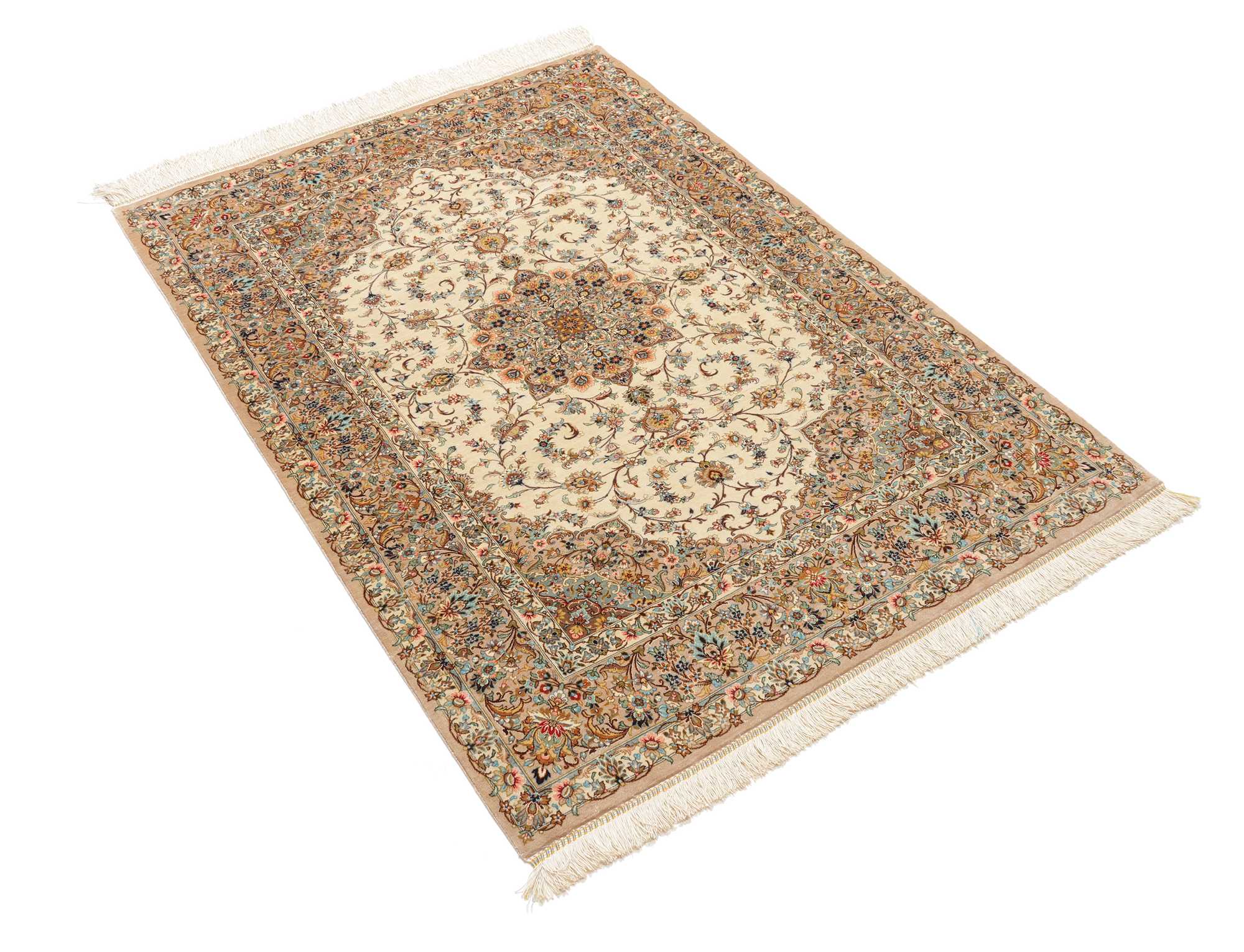 Ghom aus reiner Seide | 150 cm x 102 cm | Nr. 12-408557