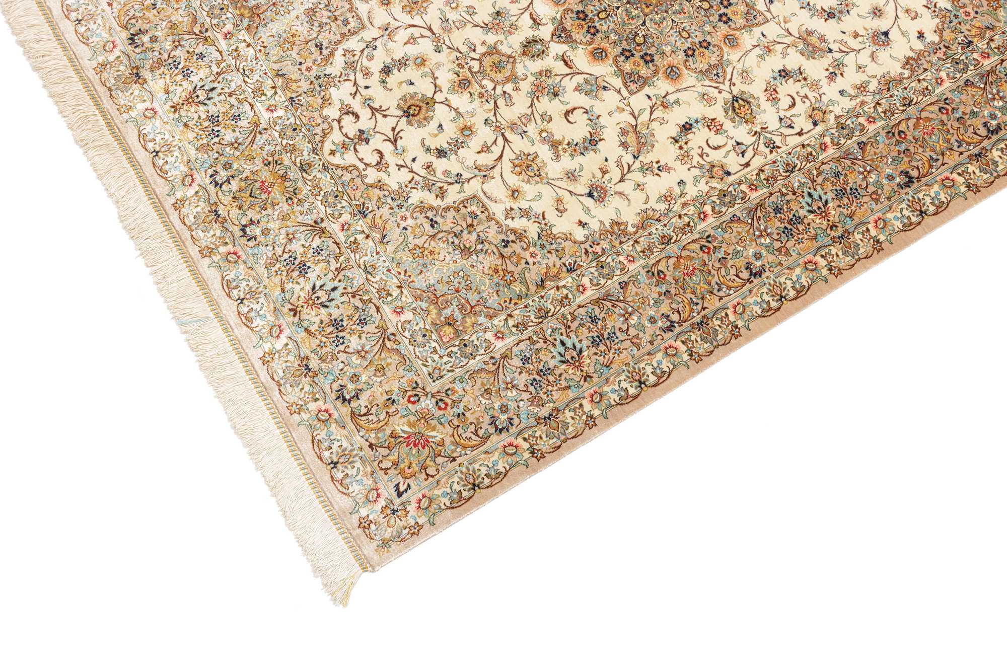 Ghom aus reiner Seide | 150 cm x 102 cm | Nr. 12-408557