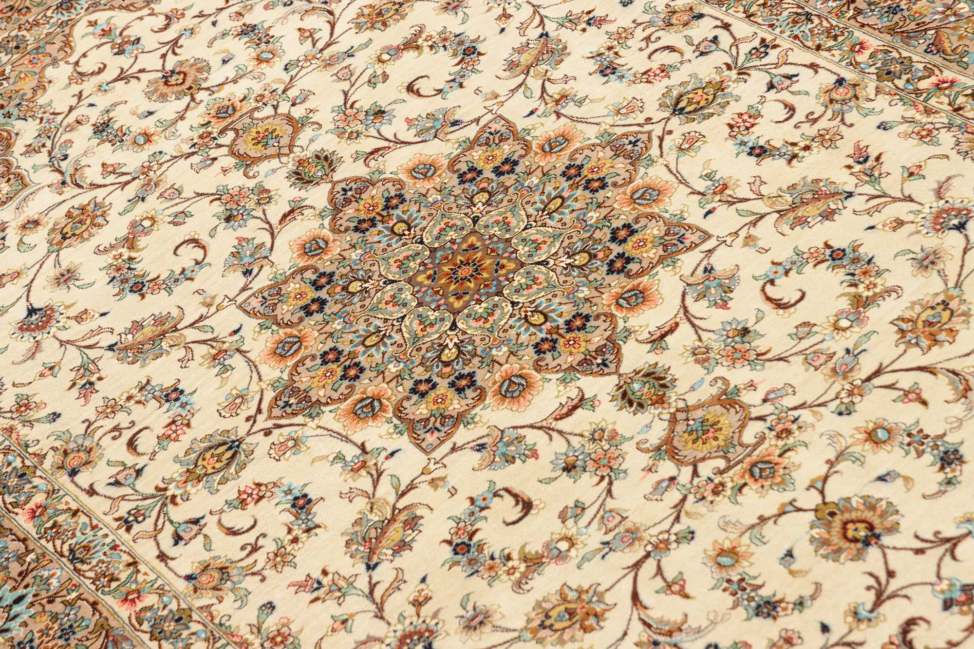 Ghom aus reiner Seide | 150 cm x 102 cm | Nr. 12-408557