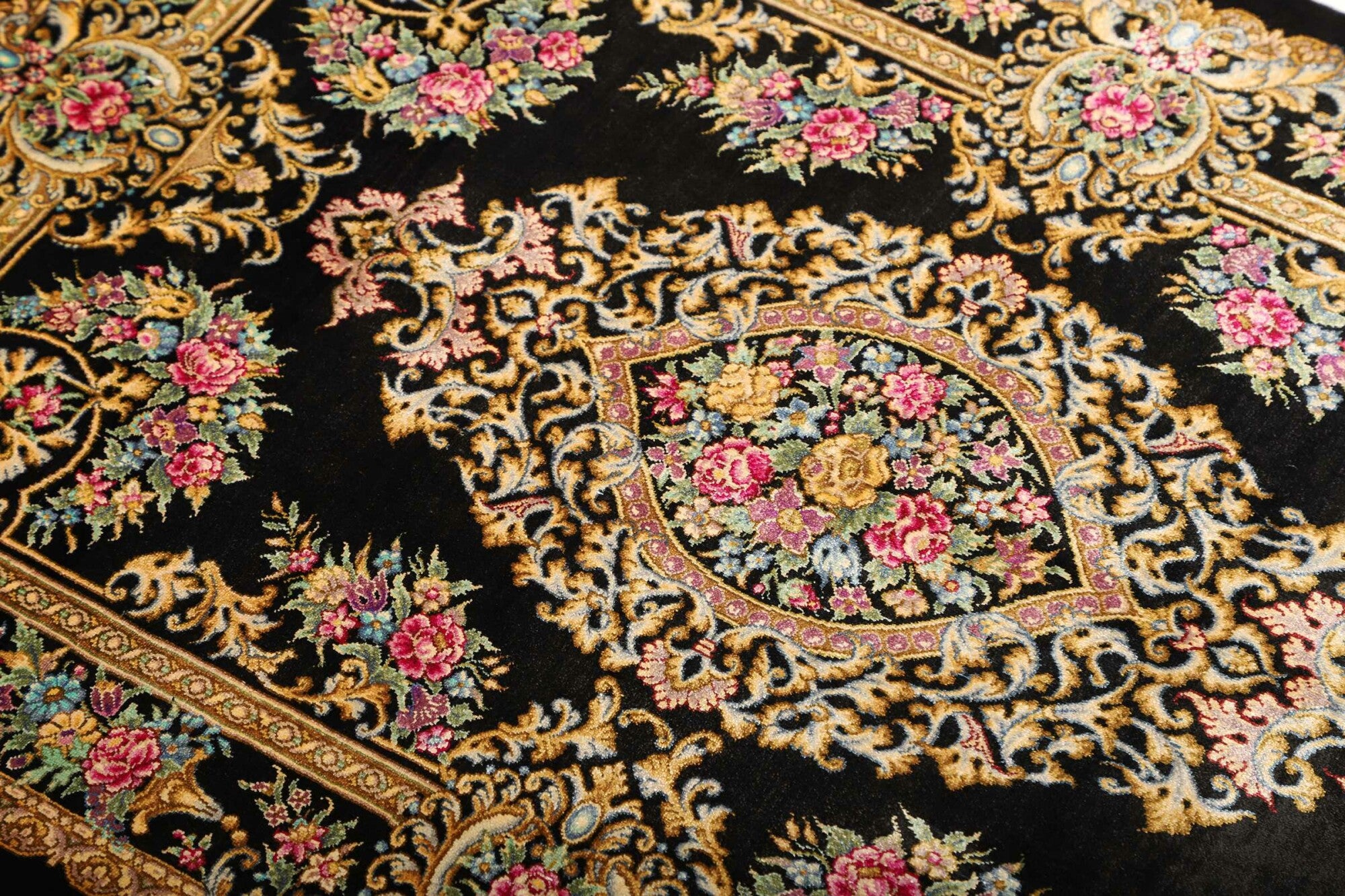 Ghom aus reiner Seide | 90 cm x 61 cm | Nr. 12-459212