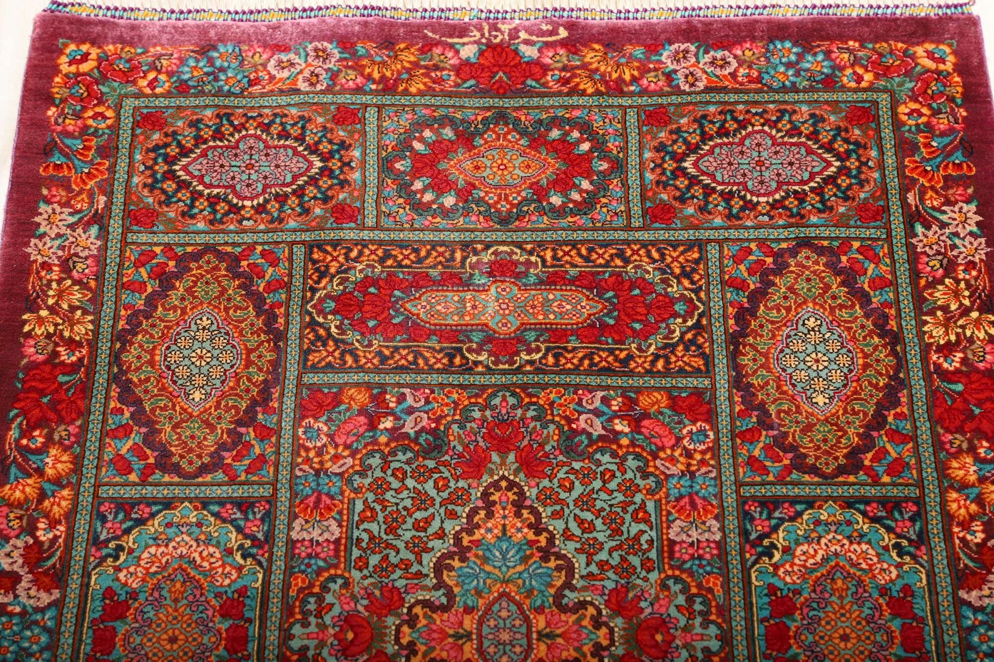 Ghom aus reiner Seide | 94 cm x 60 cm | Nr. 12-459214