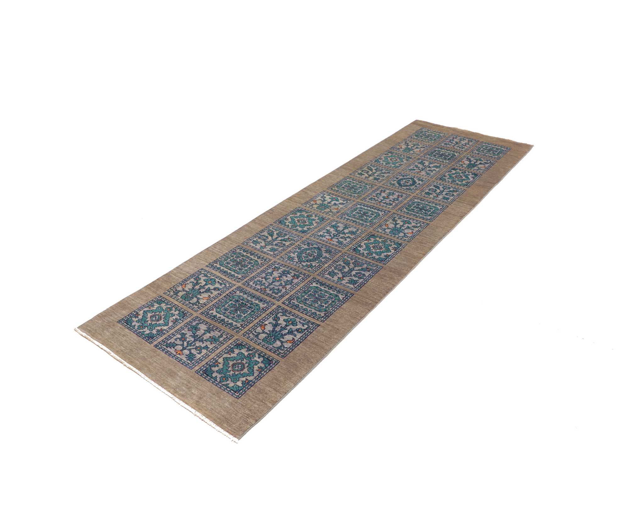 Bakhtiari Feldermuster Teppich | 237 cm x 77 cm | Nr. 12-473856