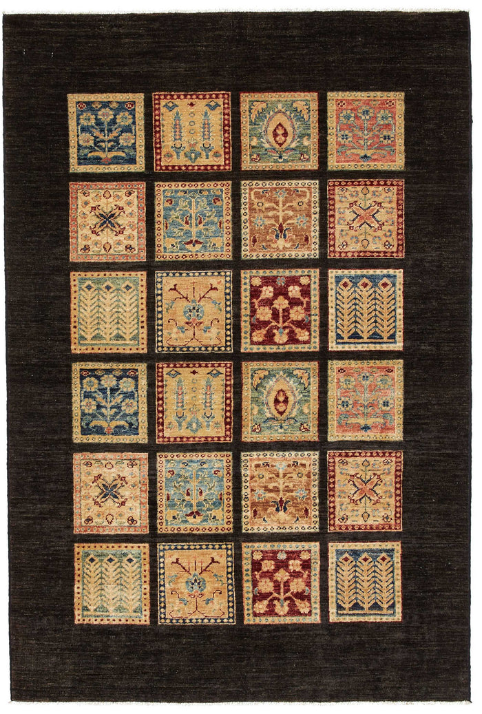 Bakhtiari feltermønster tæppe | 186 cm x 123 cm | Nr. 12-473896