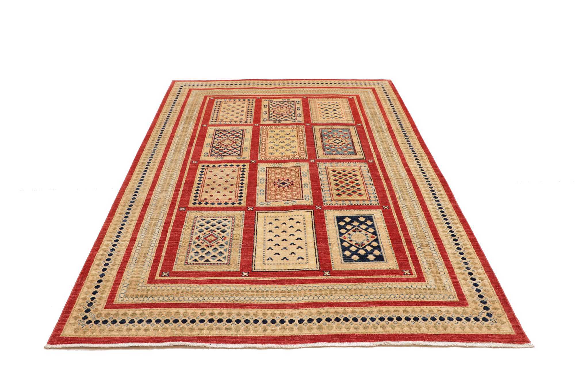 Bakhtiari Feldermuster Teppich | 225 cm x 153 cm | Nr. 12-473910