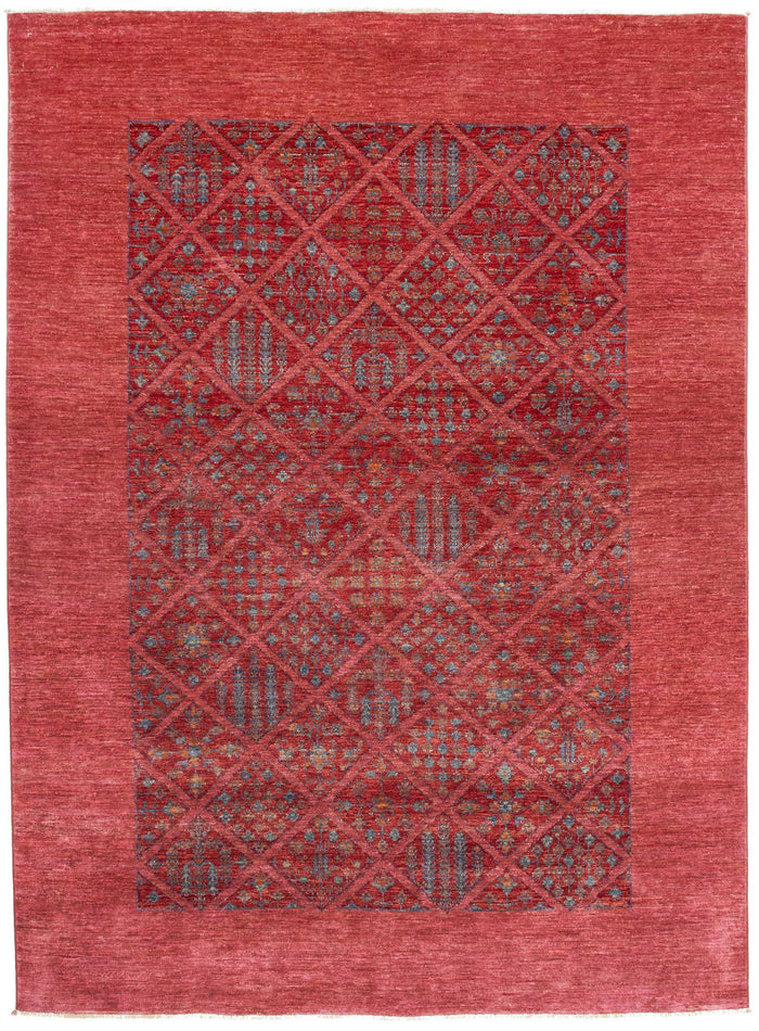 tapete Bakhtiari de padrão de campo | 226 cm x 165 cm | Nr. 12-473978