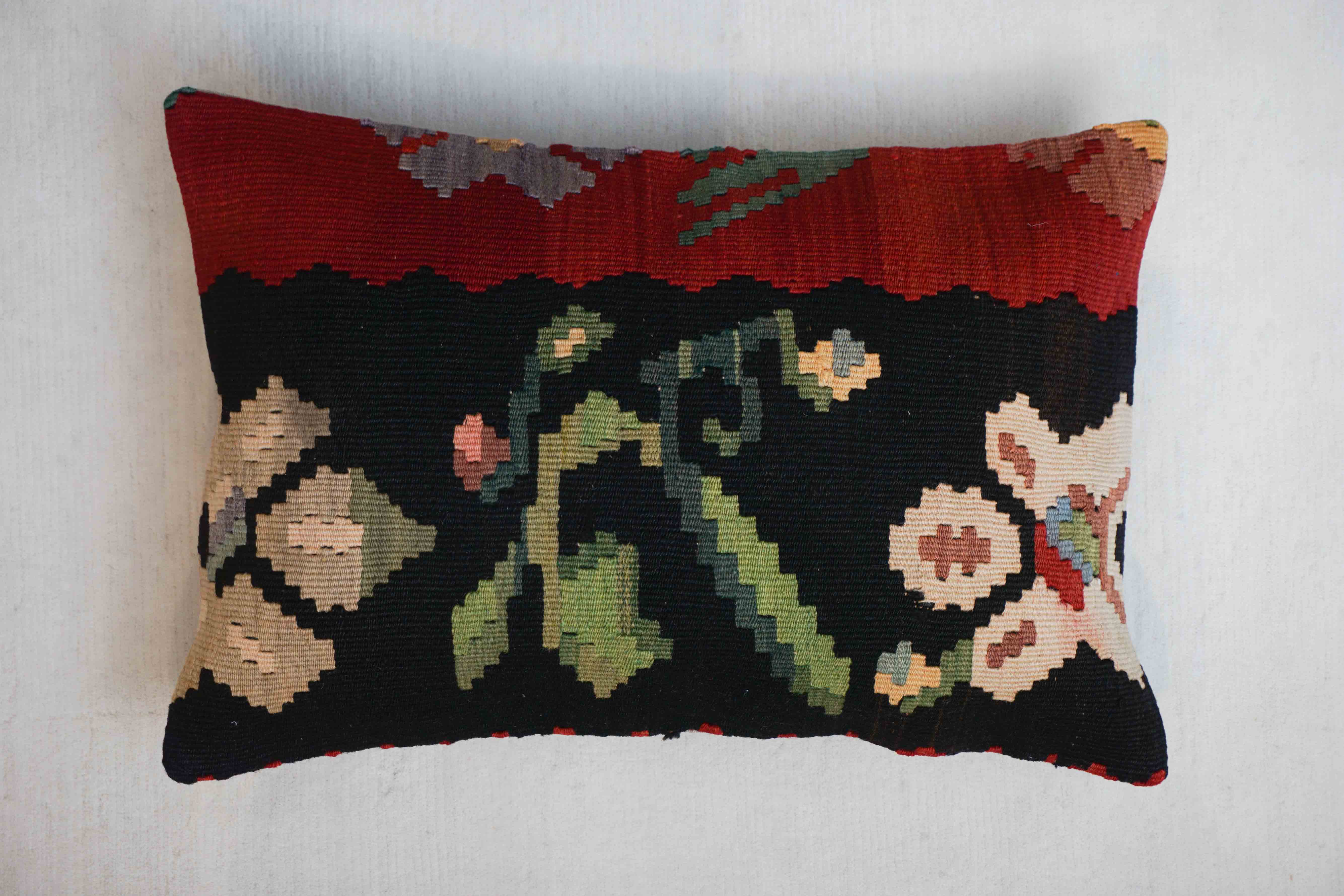 Kelim Kissen 🧶 60 x 40 cm 🧶 Nr. K_6788 Jetzt entdecken ✔️