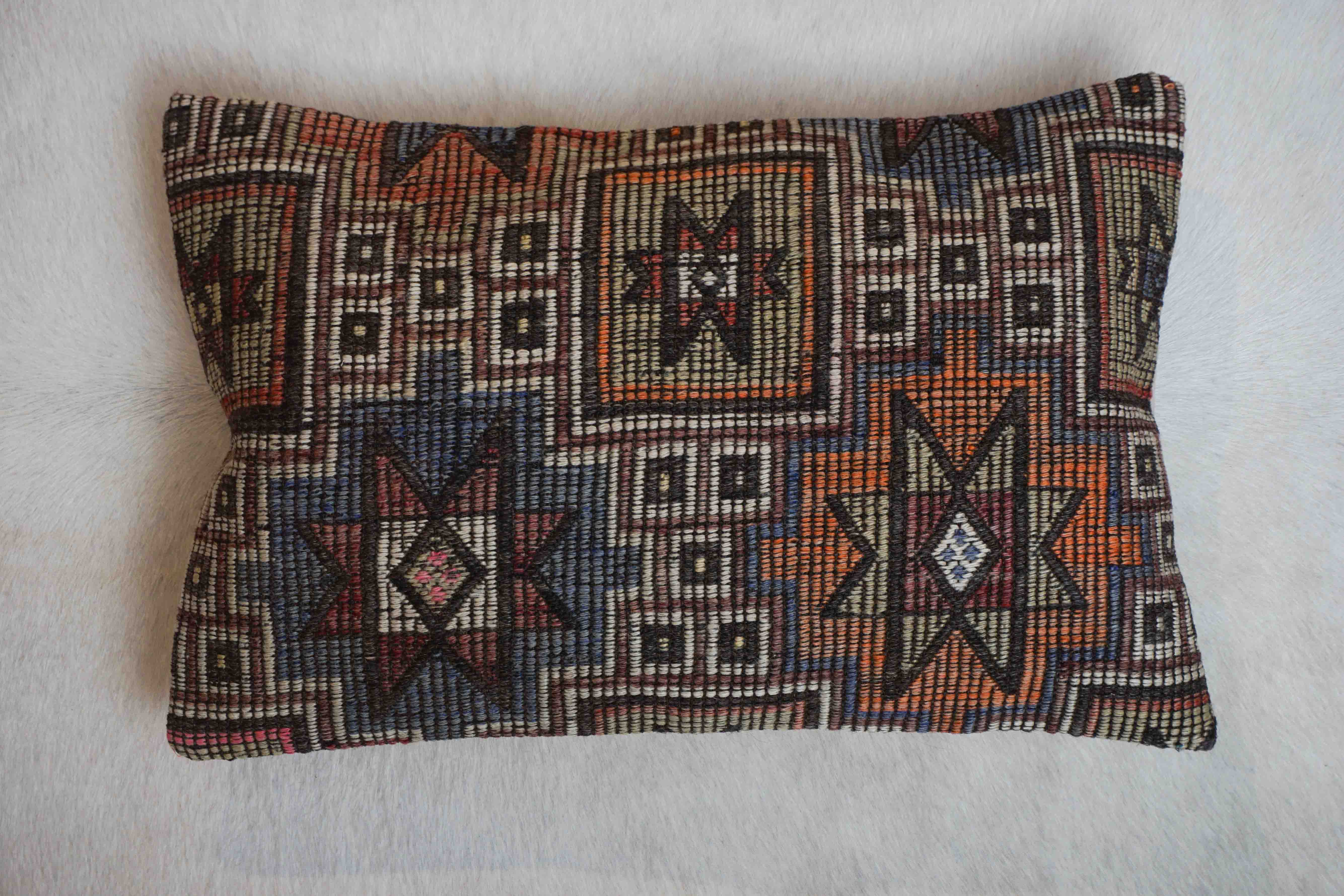 Kelim Kissen | 60 cm x 40 cm | Nr. K_8569