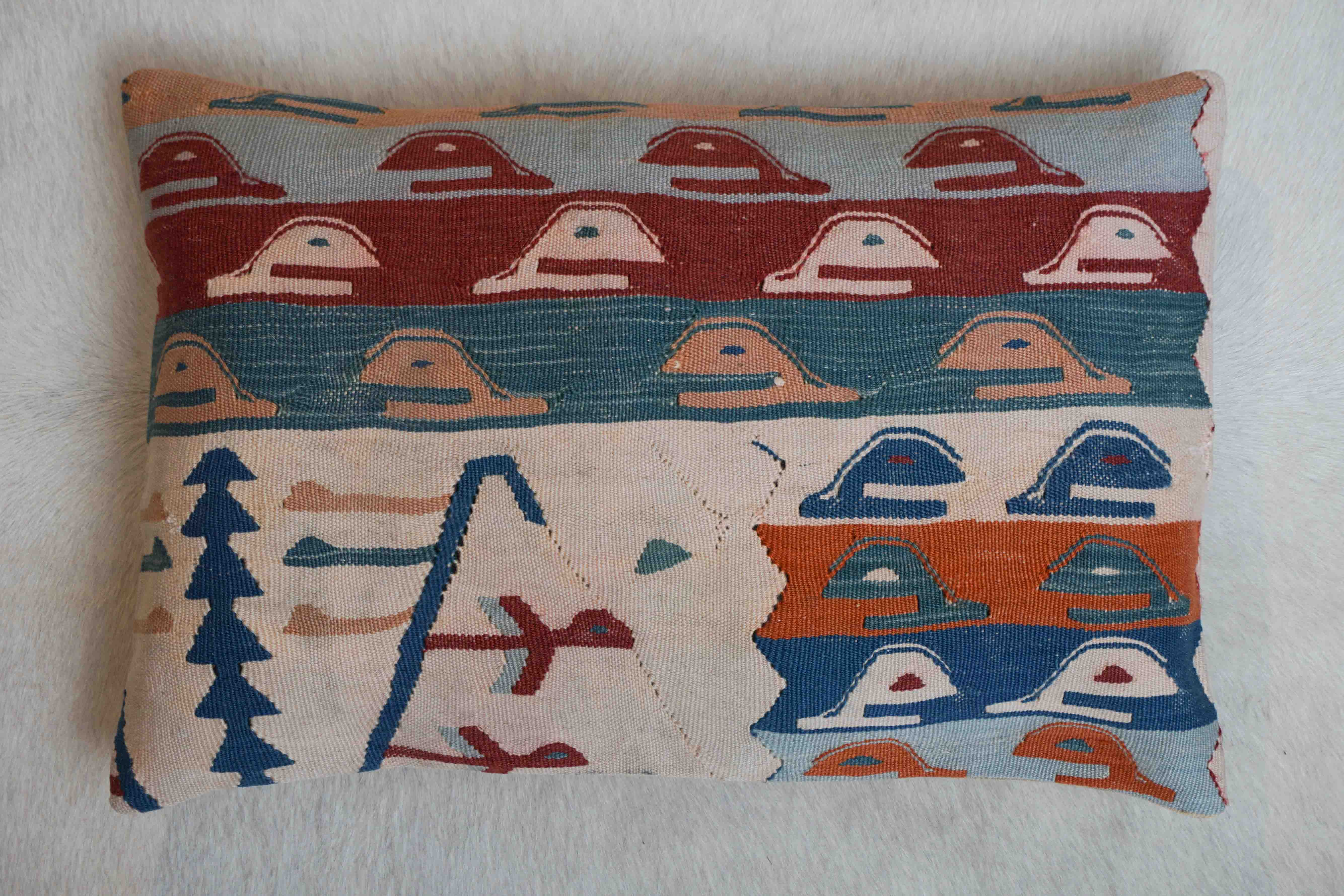 Kelim Kissen | 60 cm x 40 cm | Nr. K_8596