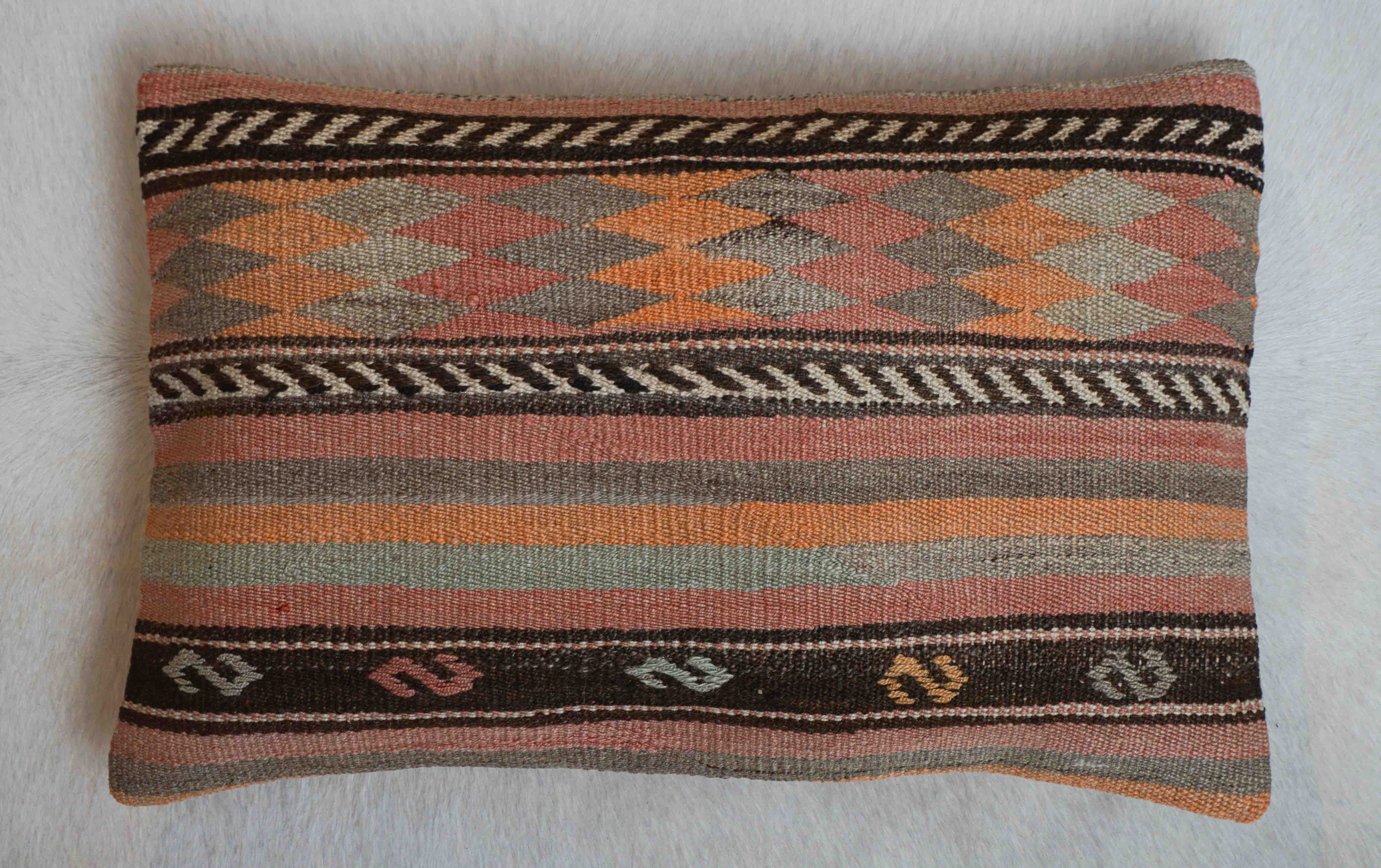 Kelim Kissen | 60 cm x 40 cm | Nr. K_8611