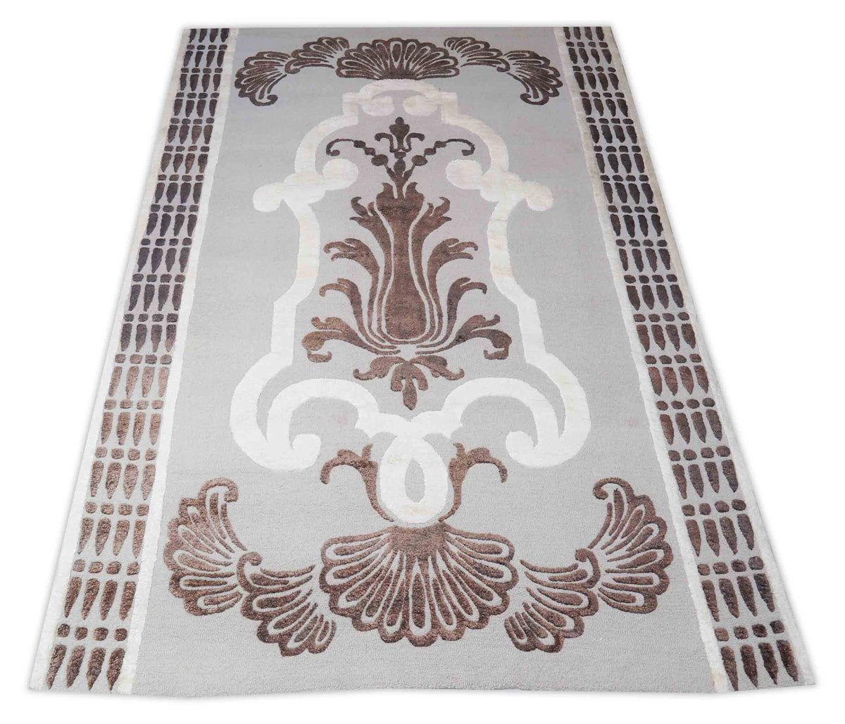 Handgetufteter Moderner Designer Teppich | 295 cm x 192 cm | Nr. Z-2007