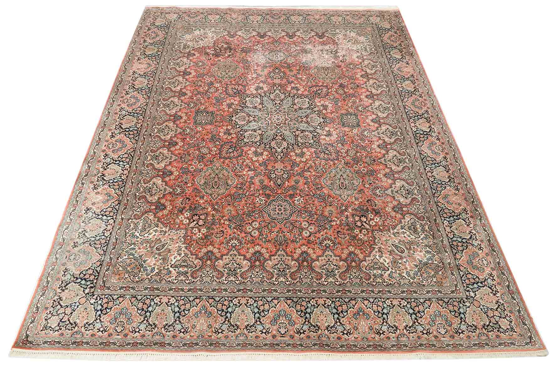 Kaschmir Teppich aus reiner Seide | 370 cm x 275 cm | Nr. Z-2650