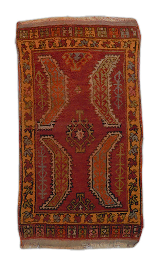 Alter Türkischer Orientteppich | 96 cm x 53 cm | Nr. Z-2690