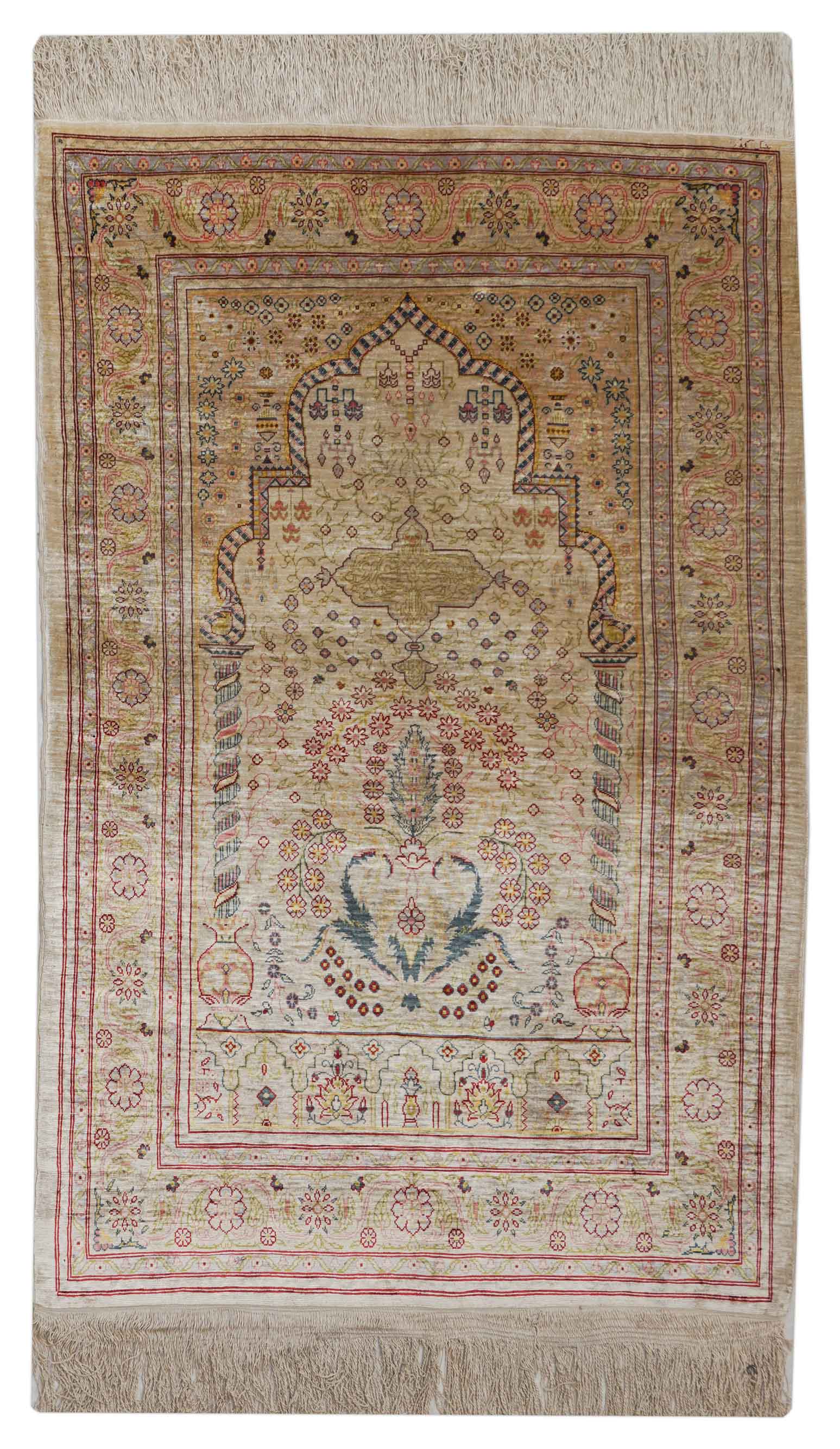 Hereke aus reiner Seide | 102 cm x 67 cm | Nr. Z-2810