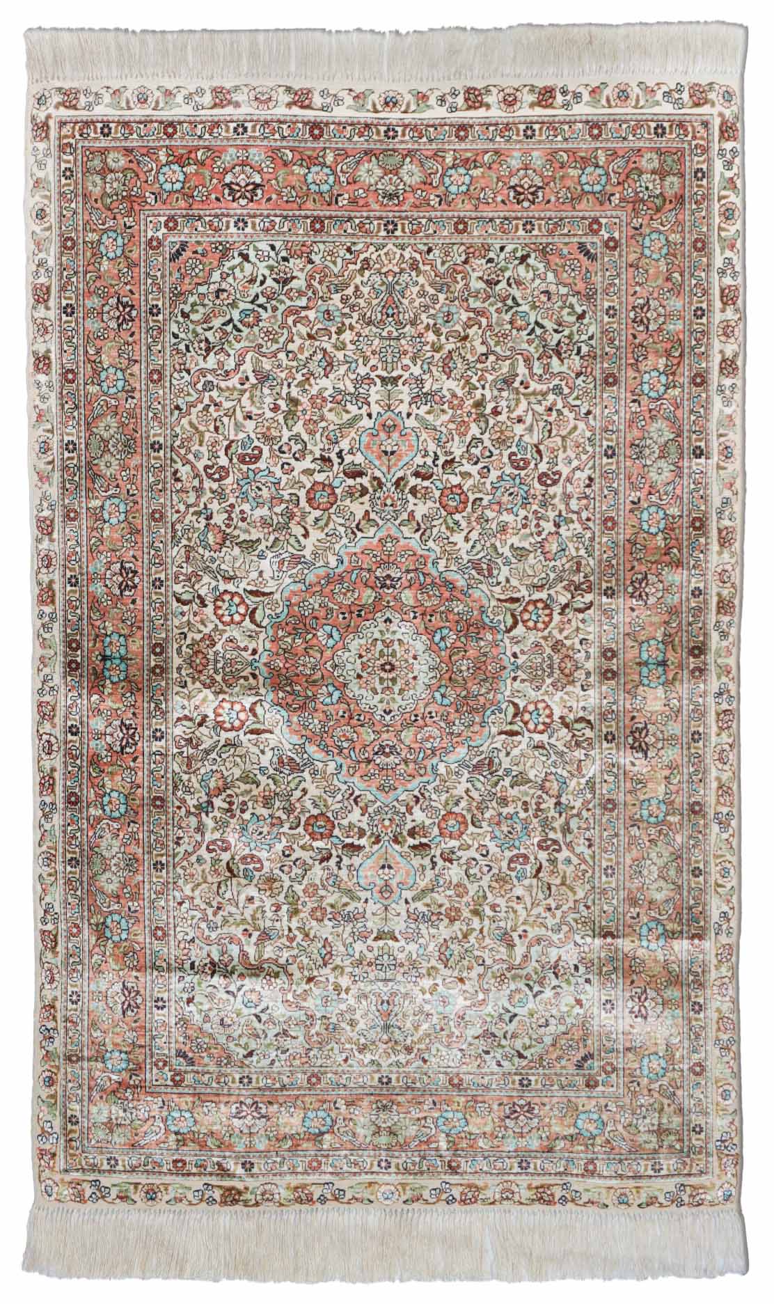 Chinesischer Hereke aus reiner Seide | 123 x 77 cm | Nr. Z-2811