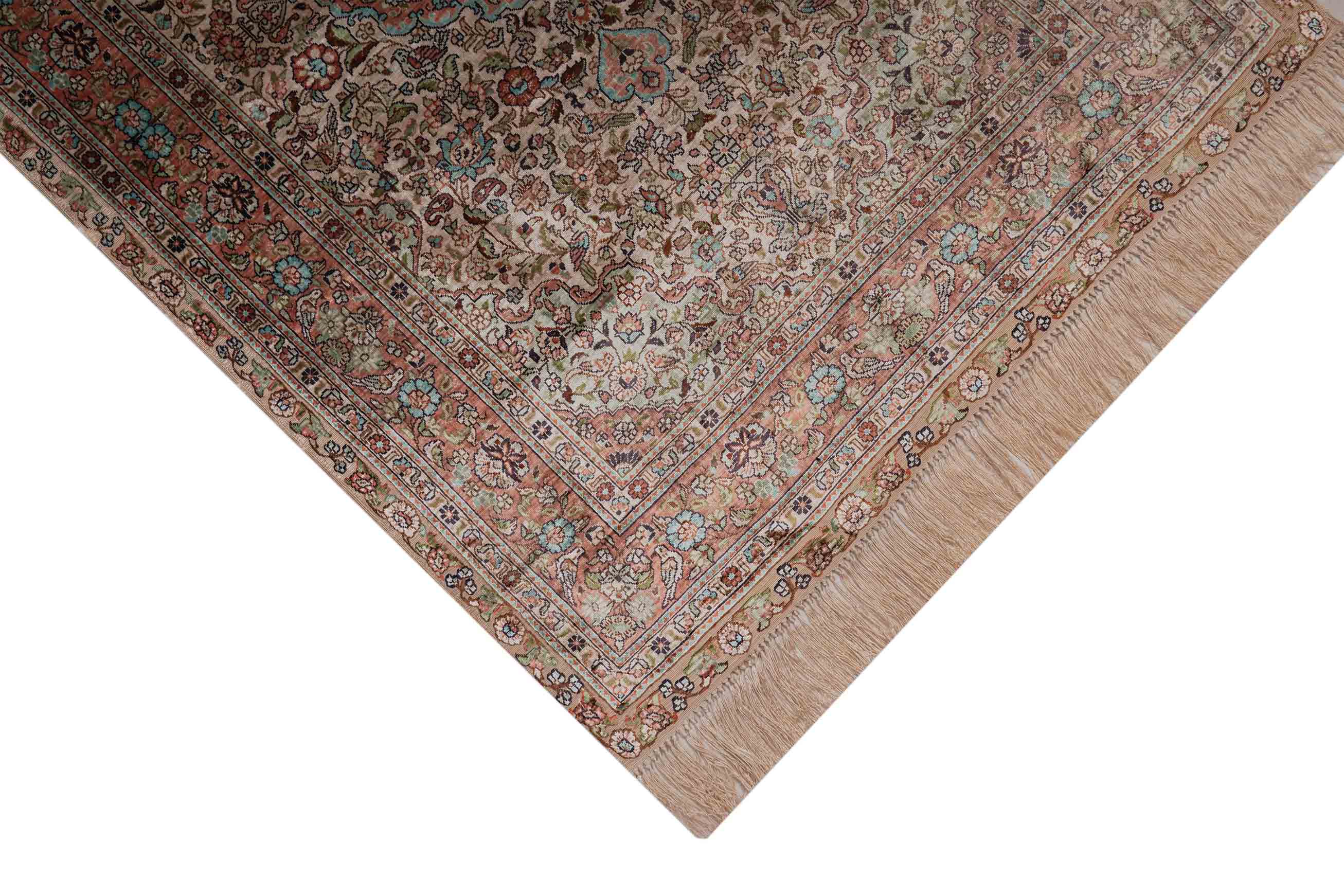 Chinesischer Hereke aus reiner Seide | 123 cm x 77 cm | Nr. Z-2811