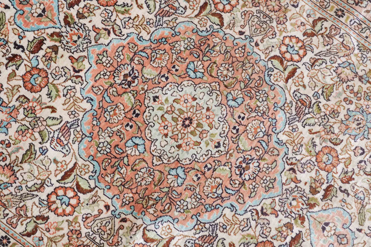 Chinesischer Hereke aus reiner Seide | 123 x 77 cm | Nr. Z-2811
