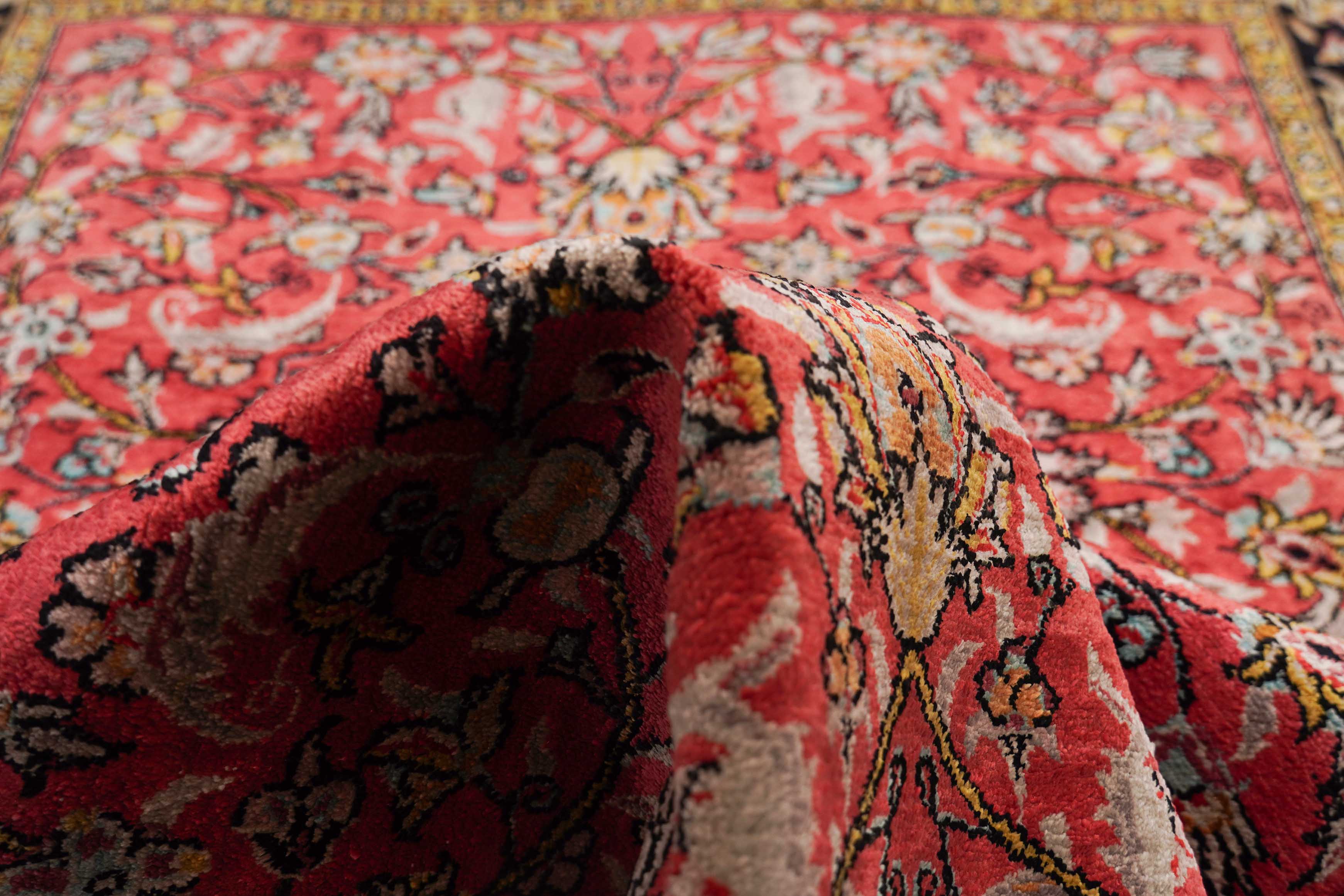 Ghom aus reiner Seide | 122 cm x 81 cm | Nr. Z-2817