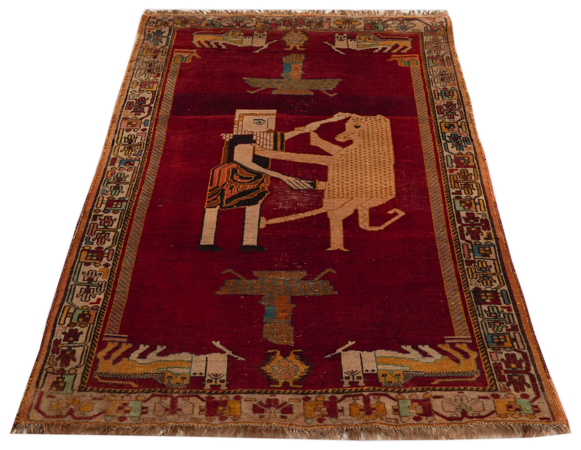 Bild vom Alter Afshari Teppich - 4