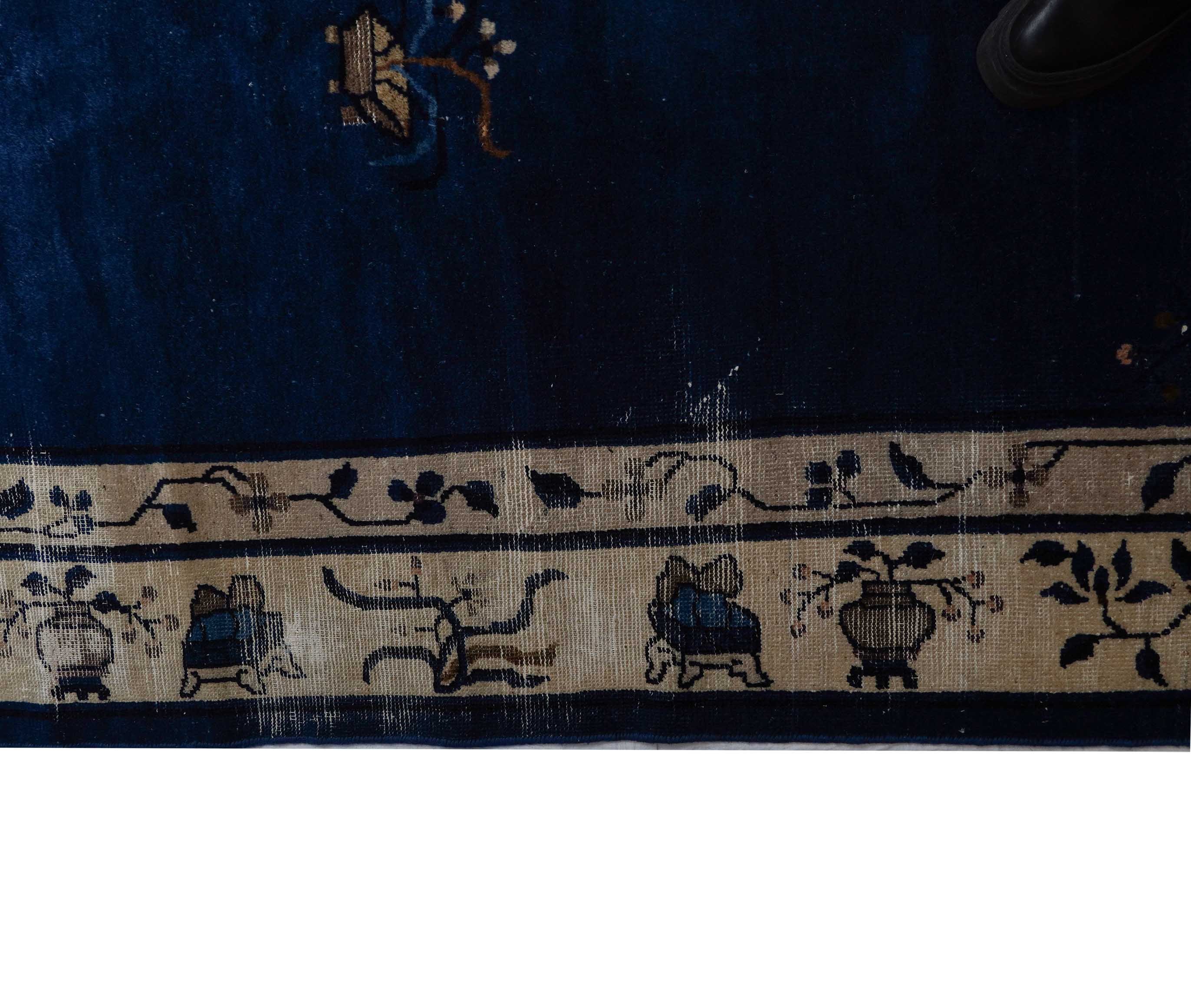 Antiker China Teppich | 301 cm x 272 cm | Nr. Z-2915