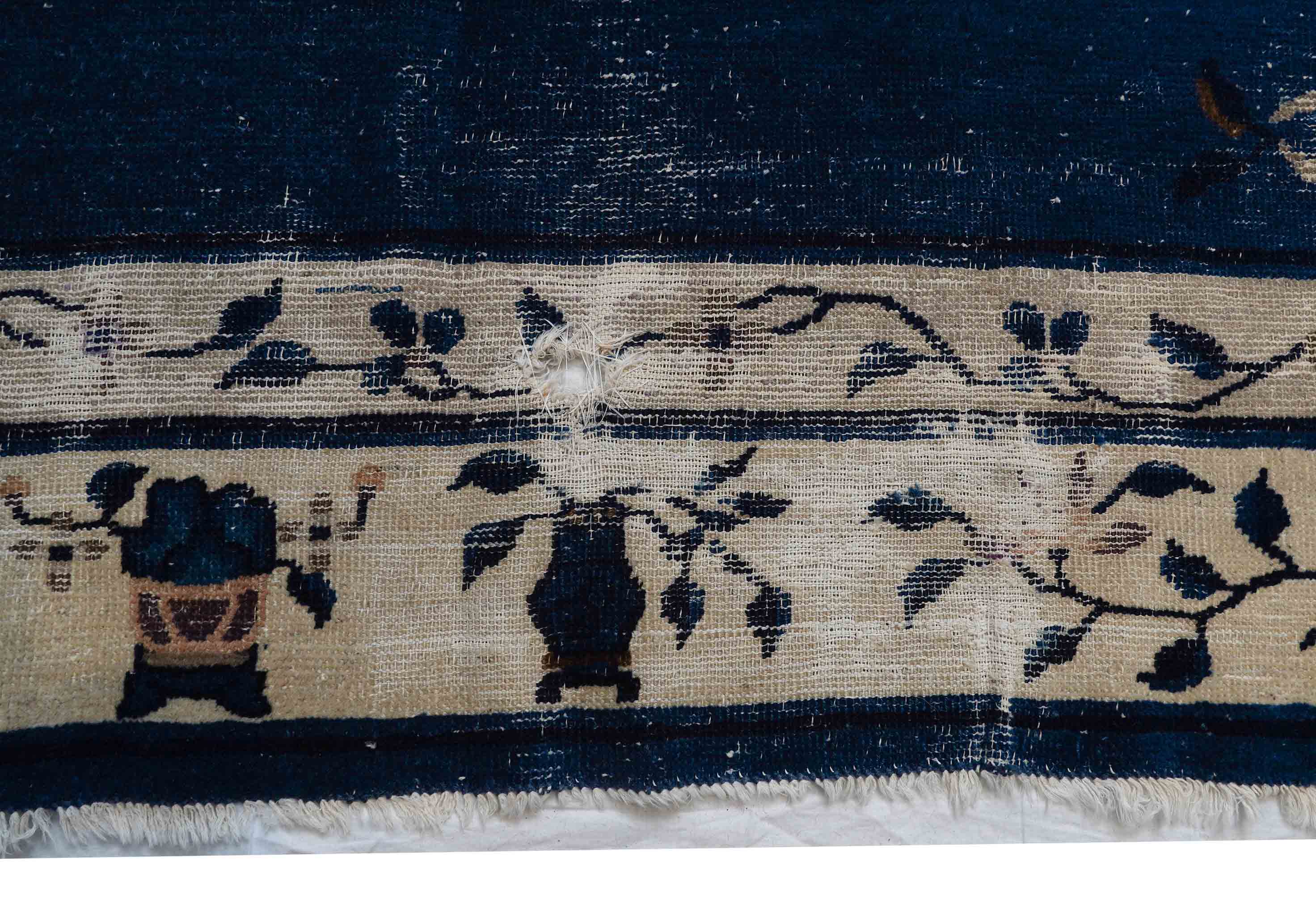 Antiker China Teppich | 301 cm x 272 cm | Nr. Z-2915