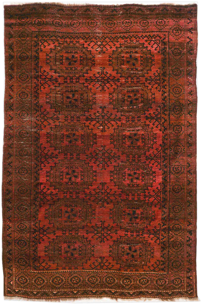 Antiker Afghan | 276 cm x 185 cm | Nr. Z-3110
