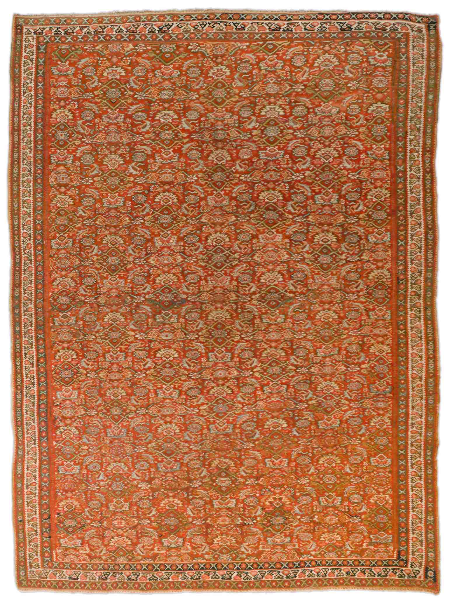 Antiker Senneh Kelim | 182 cm x 134 cm | Nr. Z-3264