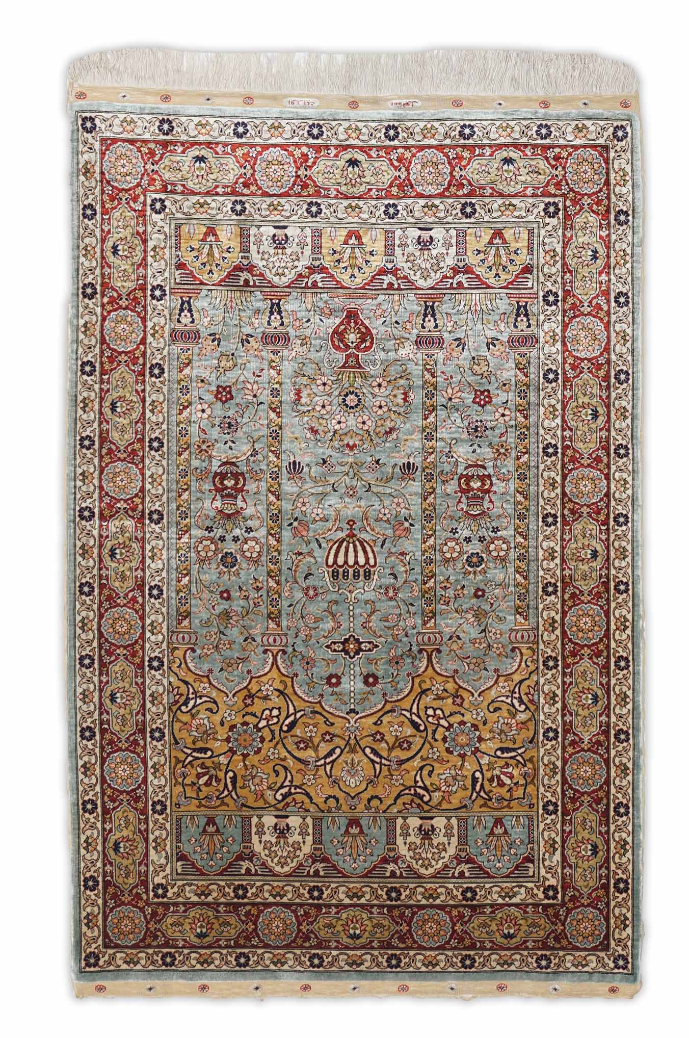 Kayseri aus reiner Seide | 141 cm x 93 cm | Nr. Z-334