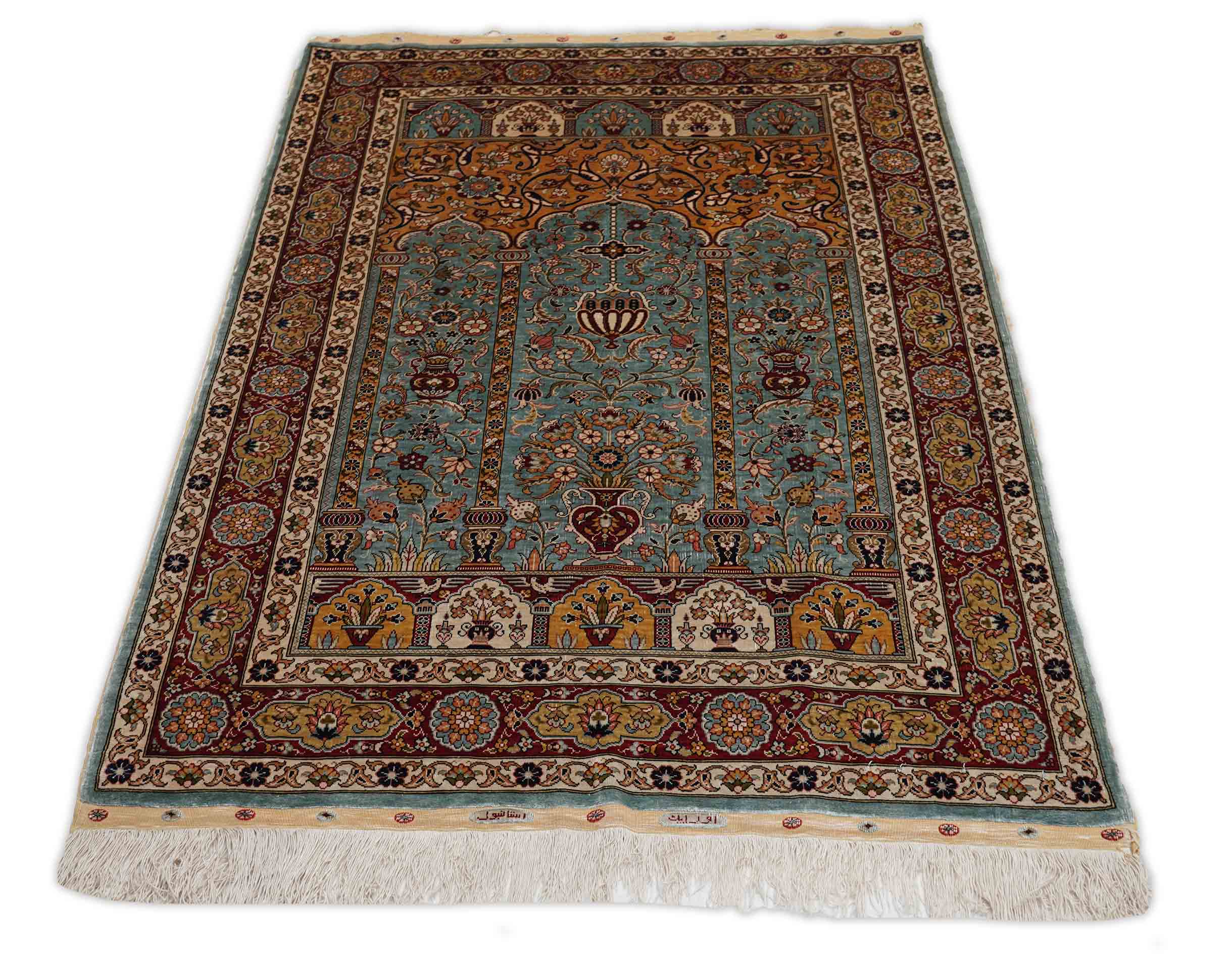 Kayseri aus reiner Seide | 141 cm x 93 cm | Nr. Z-334
