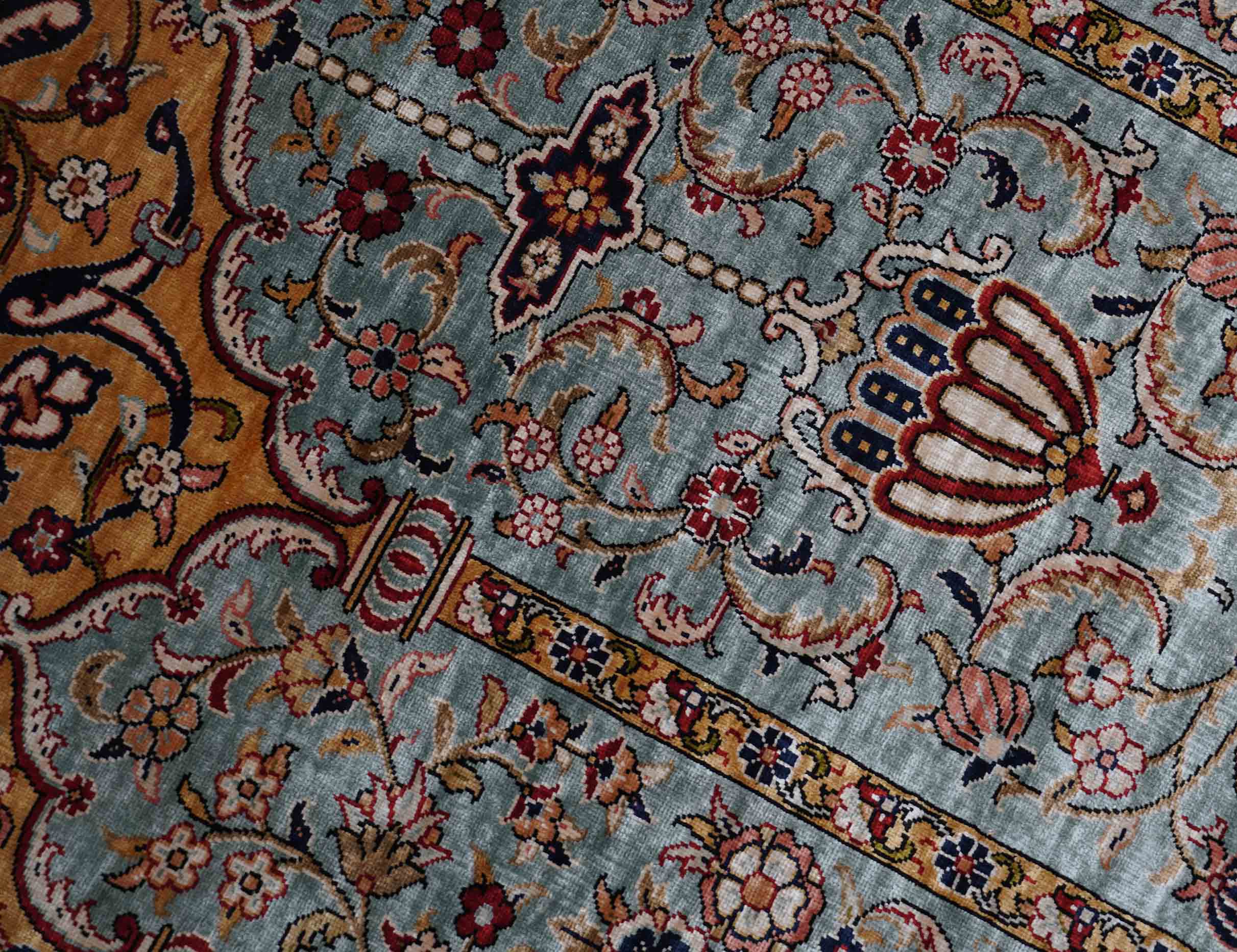 Kayseri aus reiner Seide | 141 cm x 93 cm | Nr. Z-334