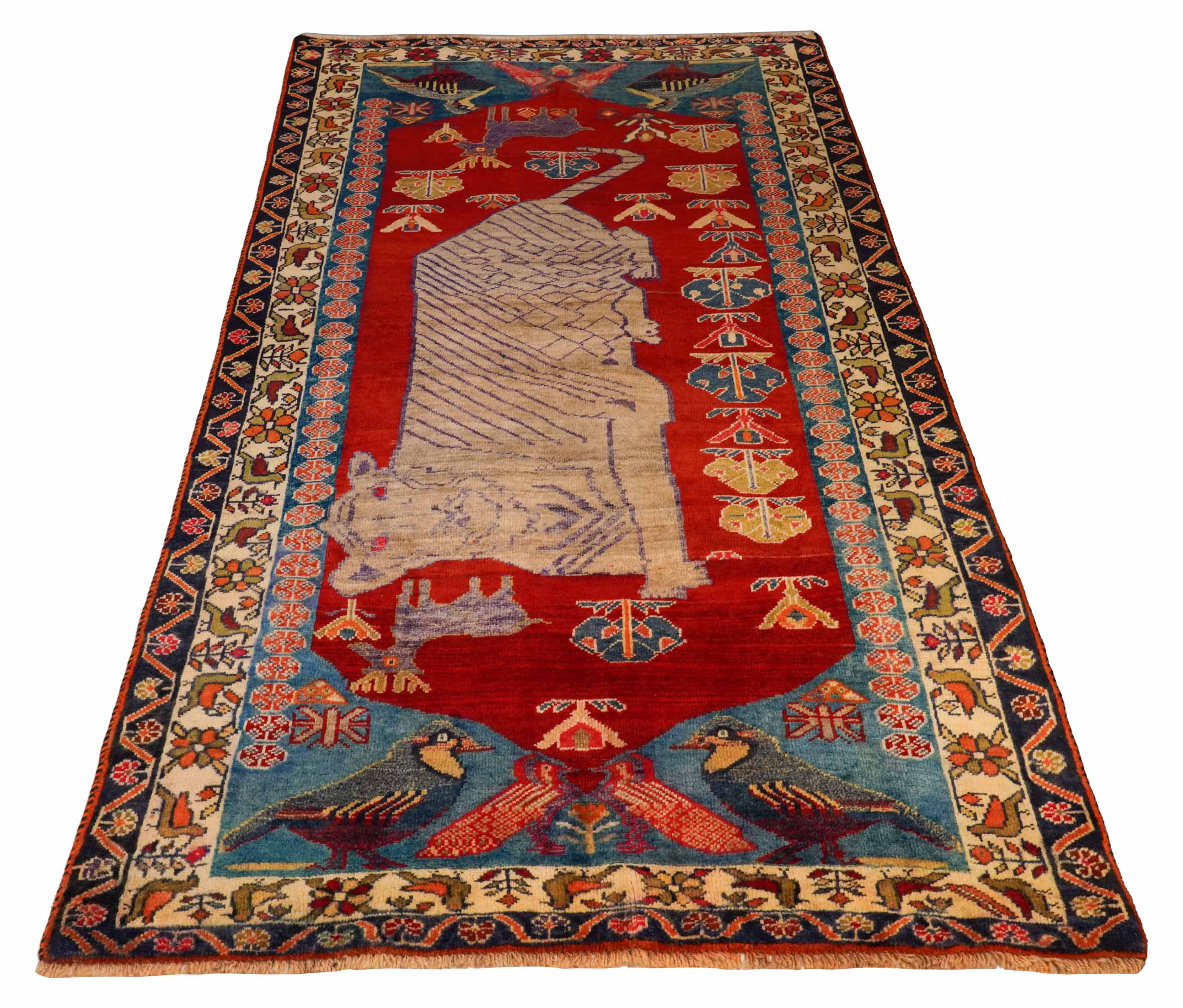 Alter Tiger Gabbeh | 250 cm x 140 cm | Nr. Z-3862