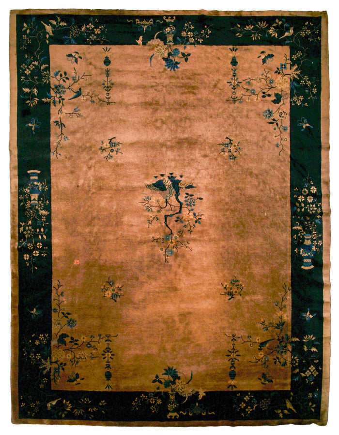 Antiker China Teppich | 406 cm x 311 cm | Nr. Z-4159