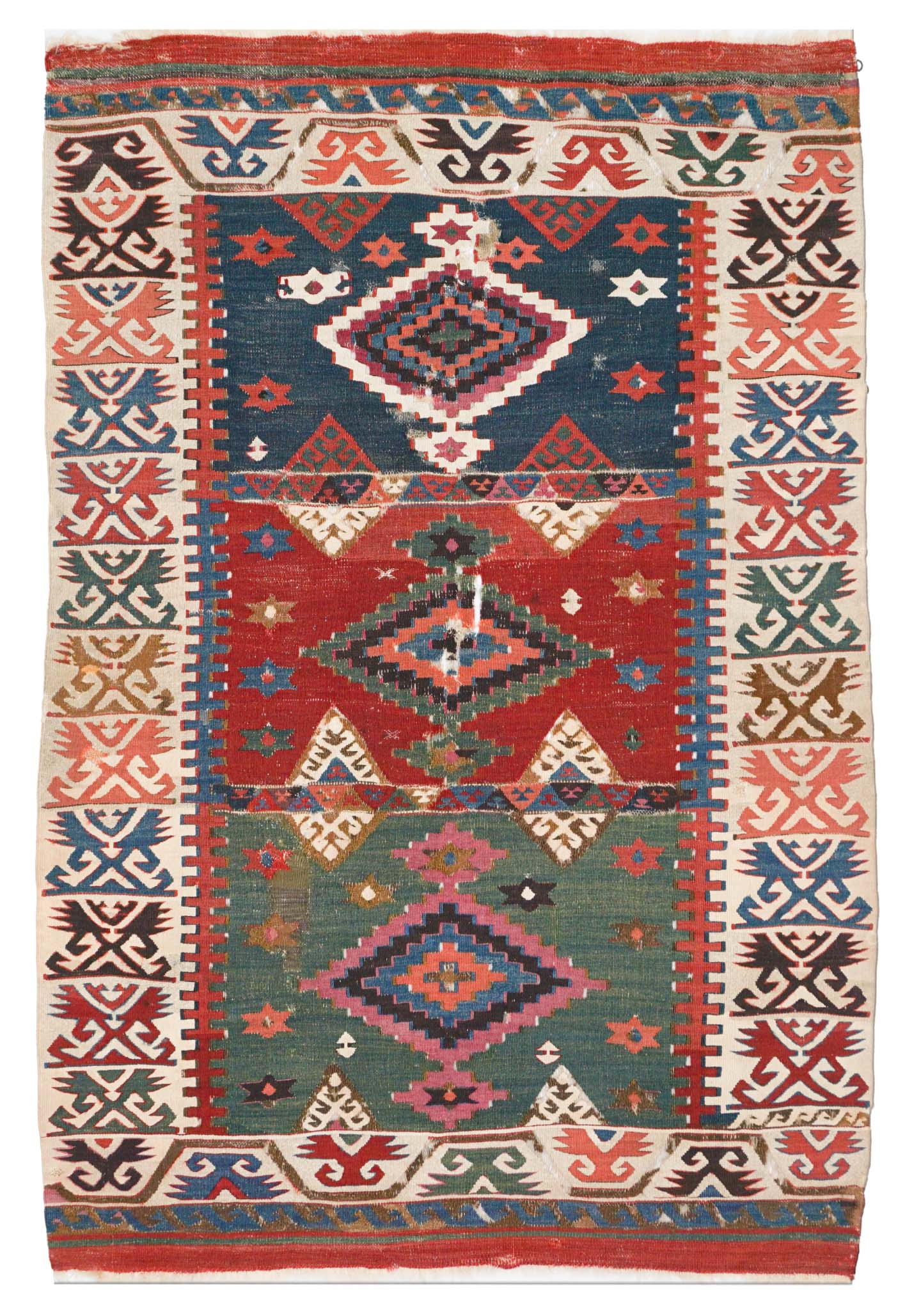 Antiker Kelim | 155 cm x 102 cm | Nr. Z-4177