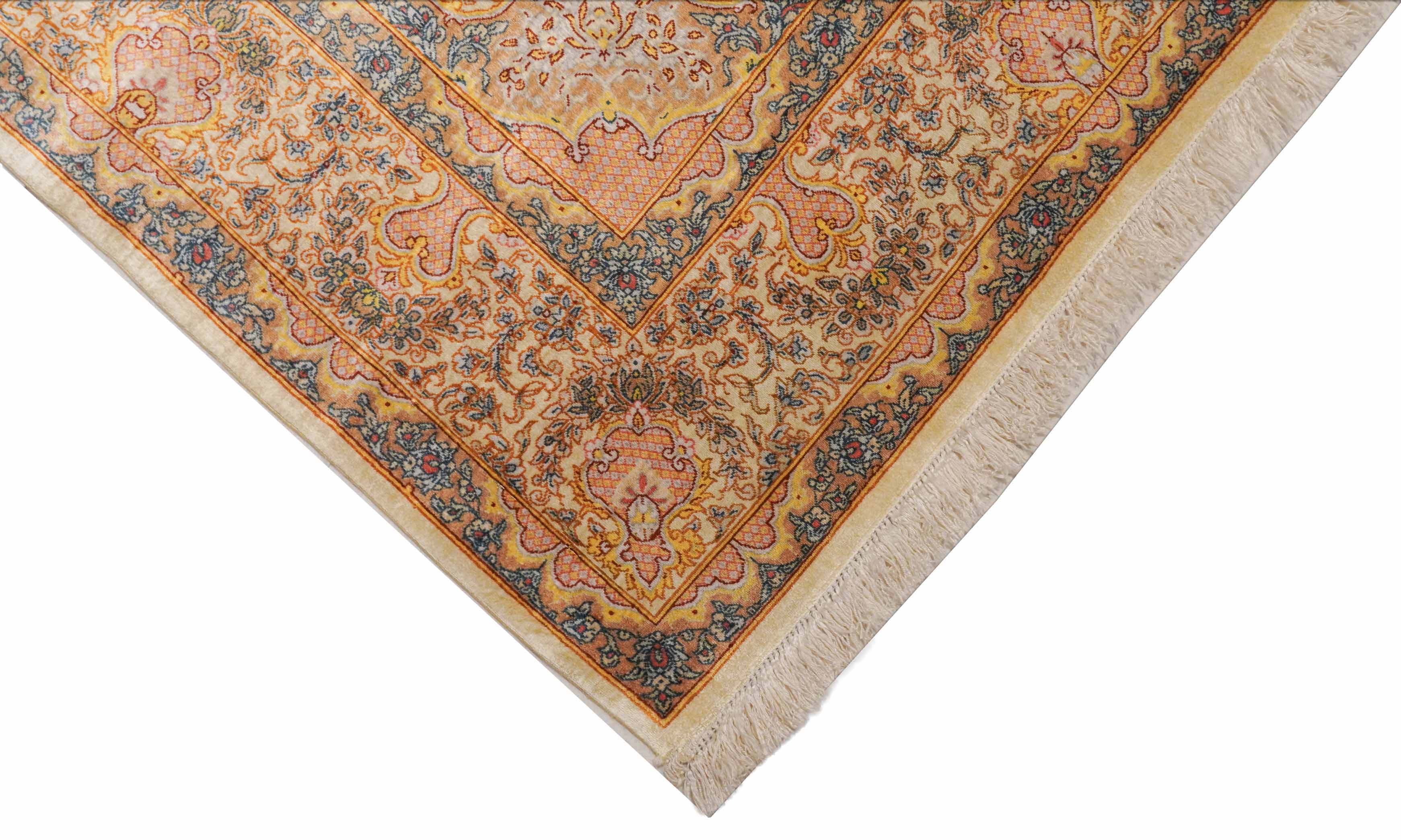 Ghom aus reiner Seide | 204 cm x 128 cm | Nr. Z-4239