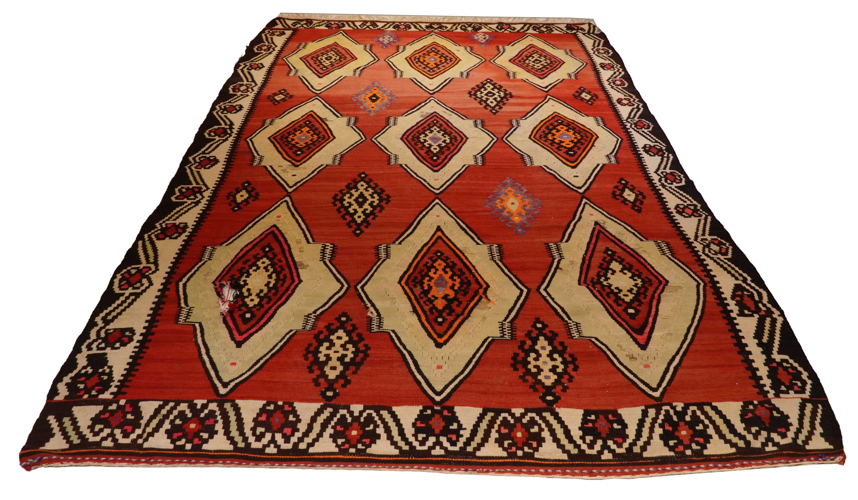 Antiker Kelim | 301 cm x 206 cm | Nr. Z-4272