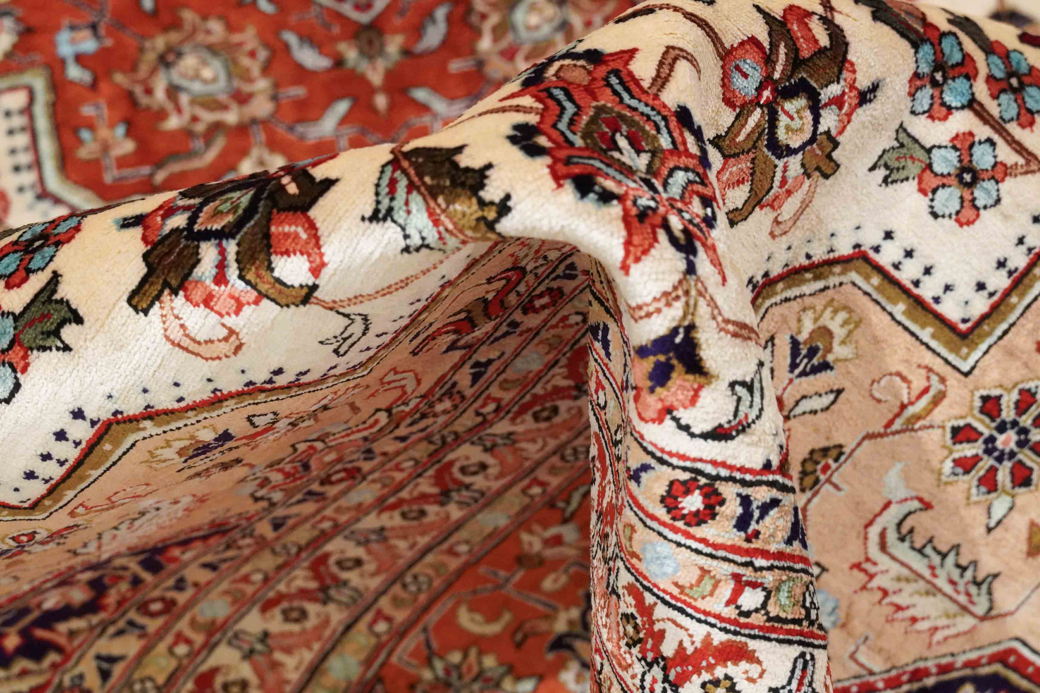 Ghom aus reiner Seide | 207 cm x 142 cm | Nr. Z-4327