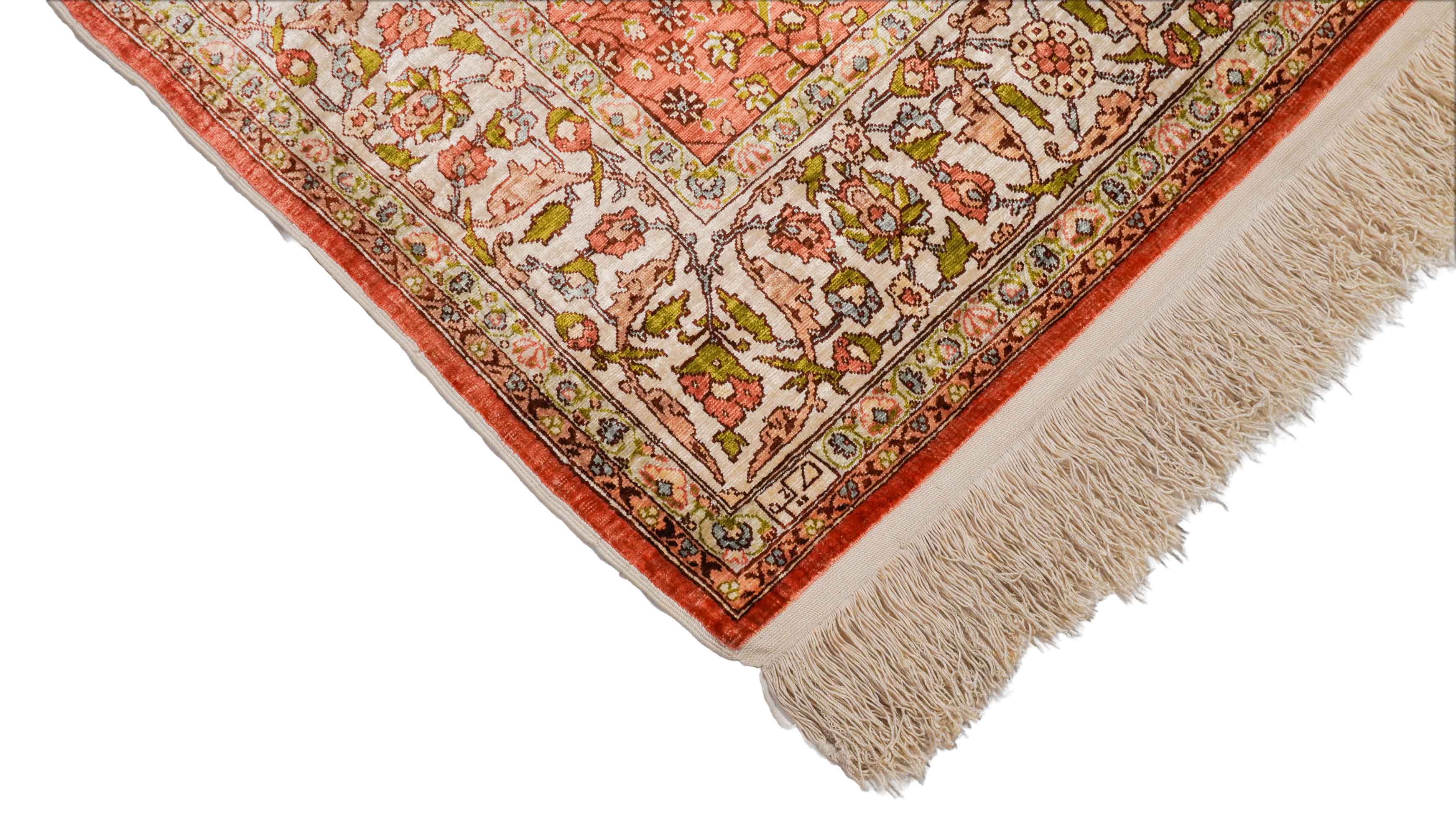 Hereke aus reiner Seide | 117 cm x 82 cm | Nr. Z-4329