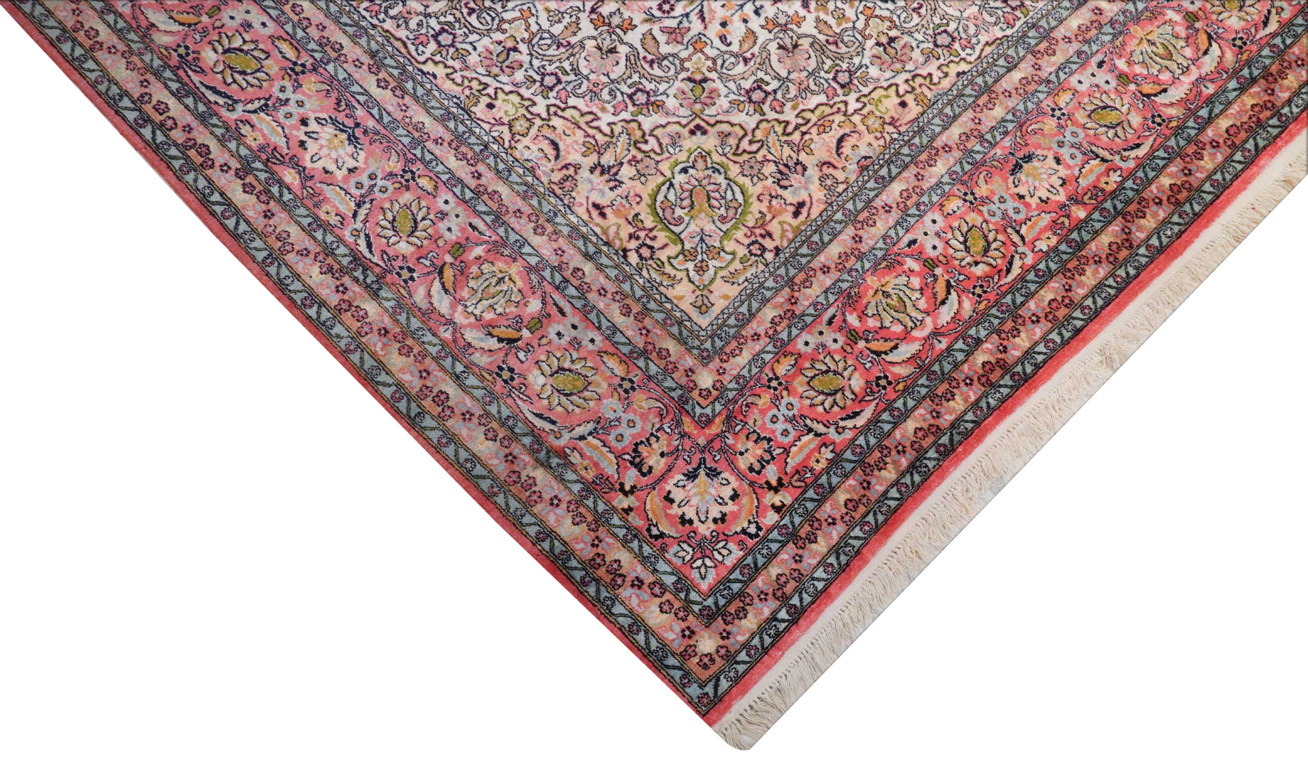 Kaschmir Teppich aus merzerisierter Baumwolle | 310 cm x 243 cm | Nr. Z-4347