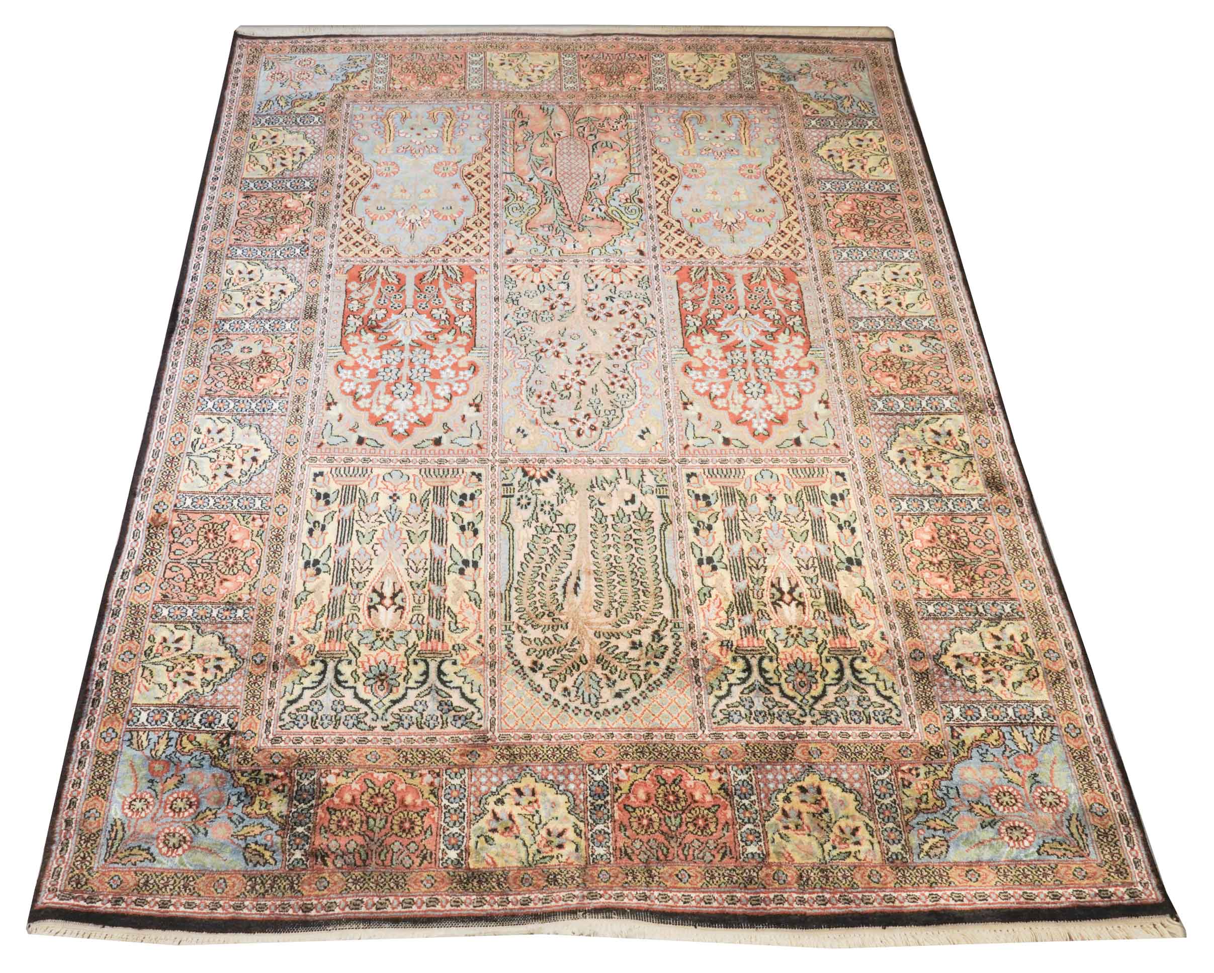 Kaschmir Teppich aus reiner Seide | 176 cm x 121 cm | Nr. Z-4362
